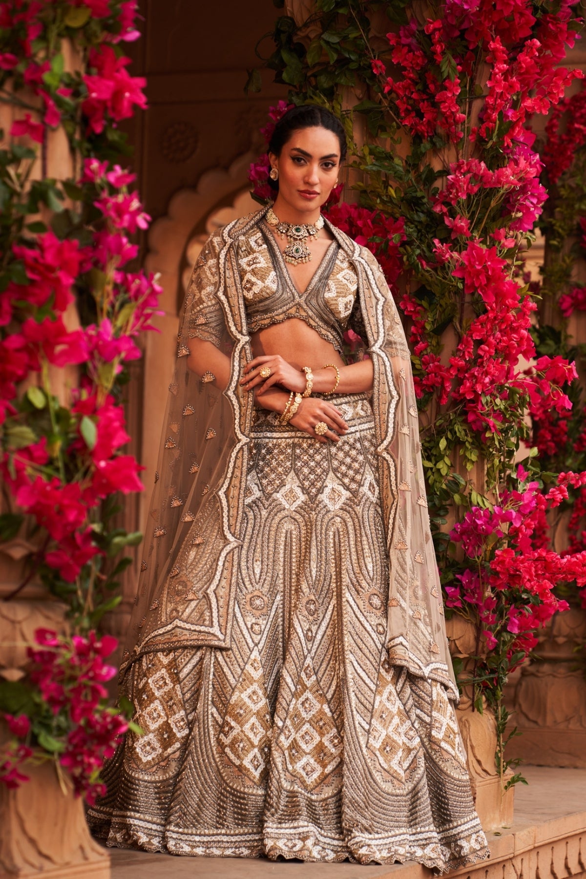 Chandni bridal lehenga set