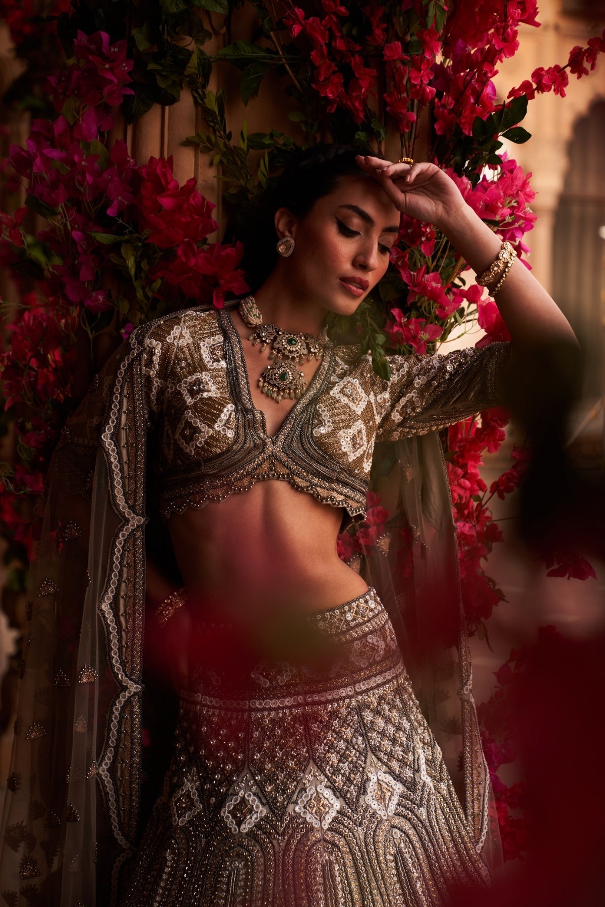 Chandni bridal lehenga set