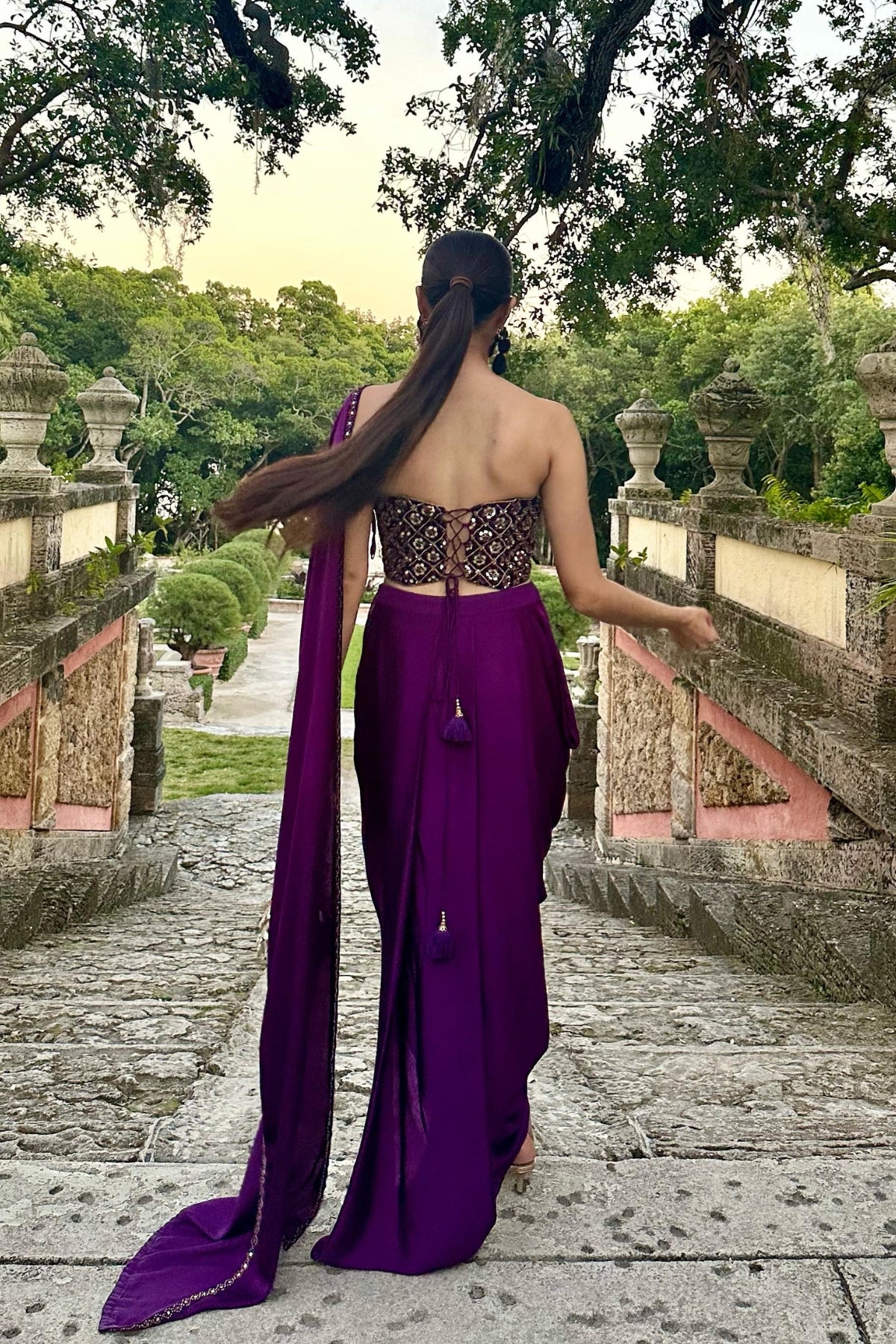 Jamini saree with corset