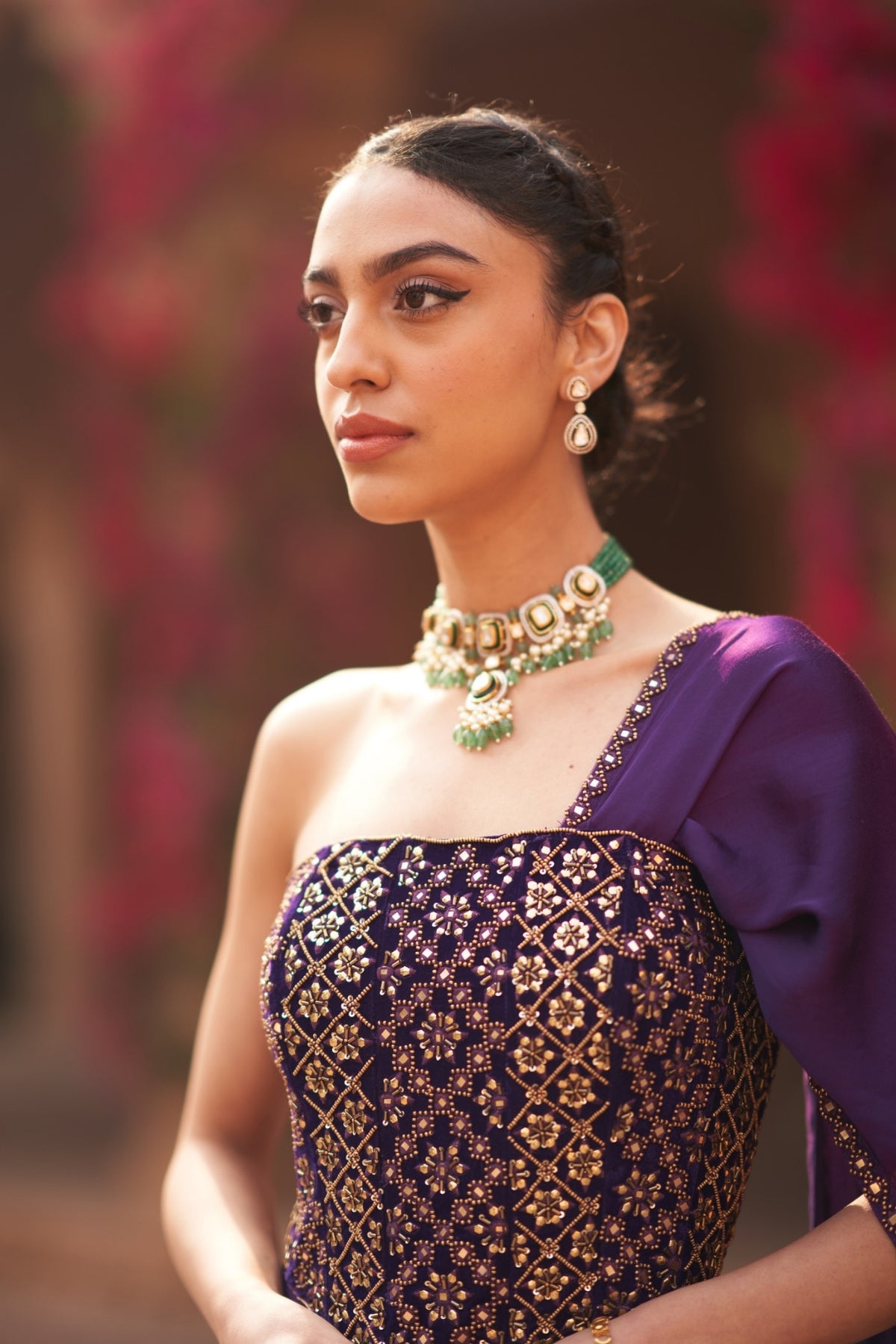 The Jamini saree with corset