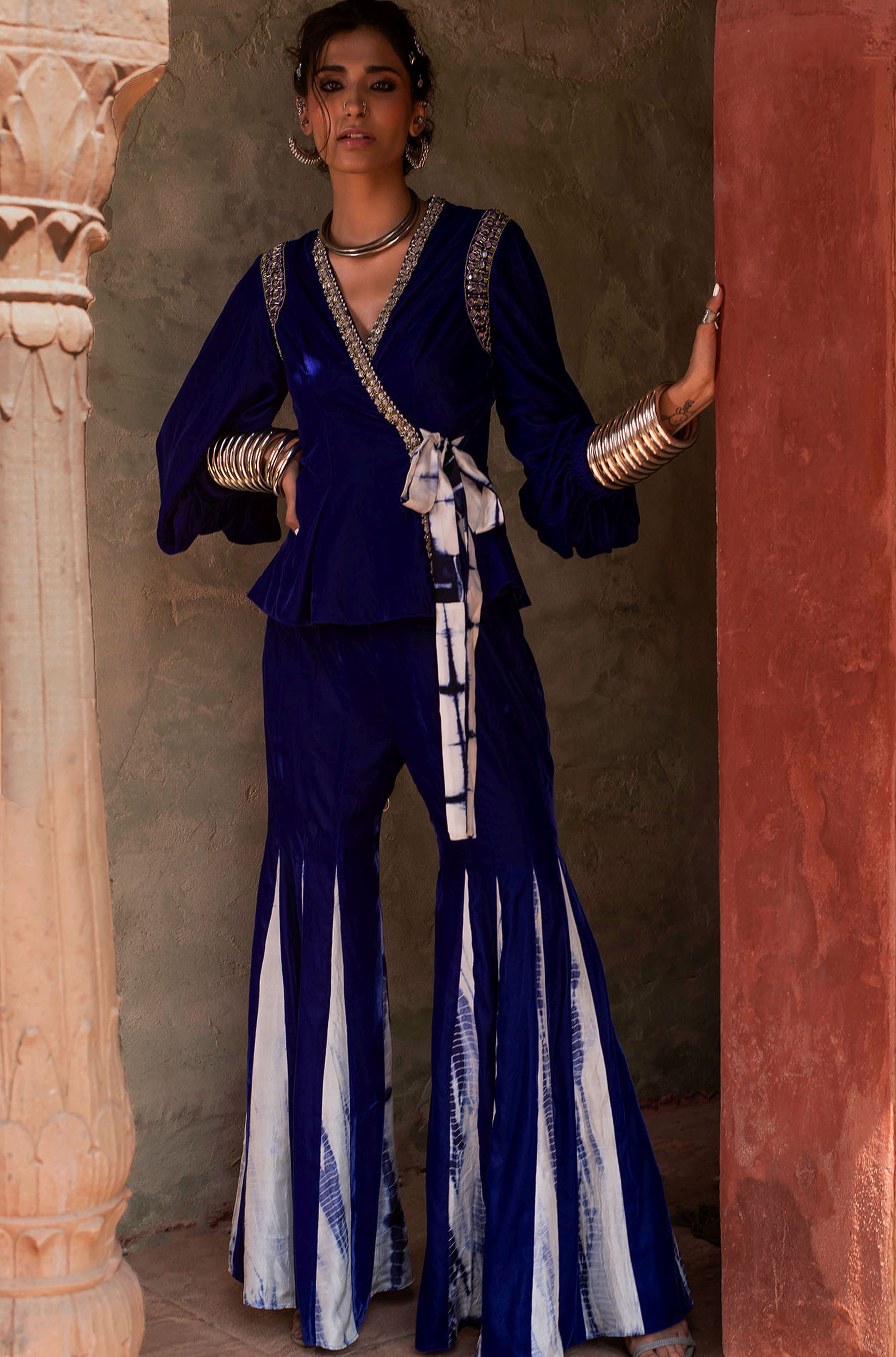 Jacket With Bellbottom