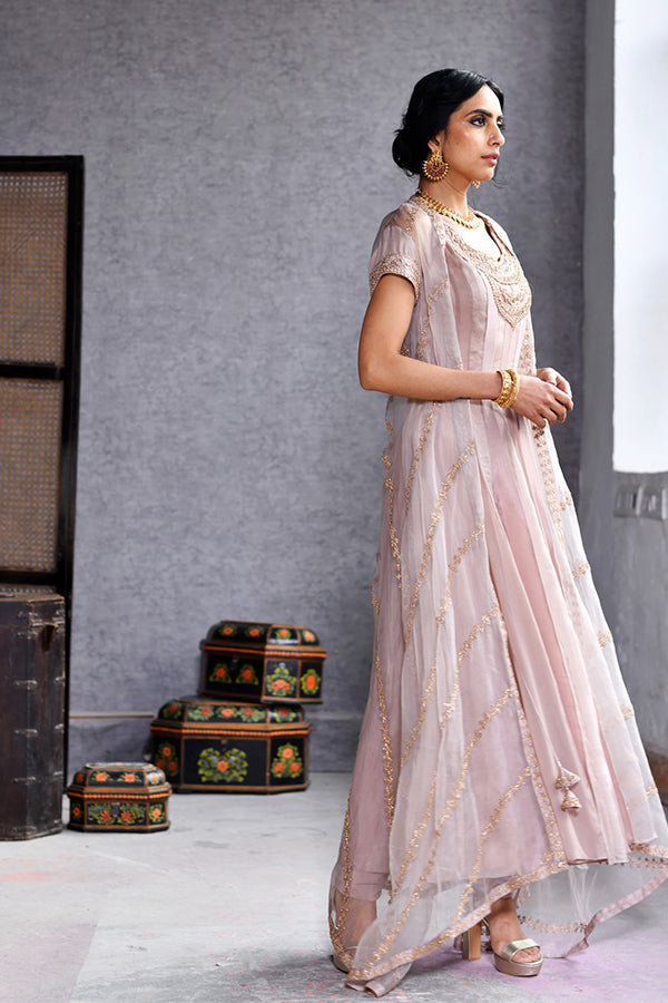 Anarkali With Jacket And Churidaar