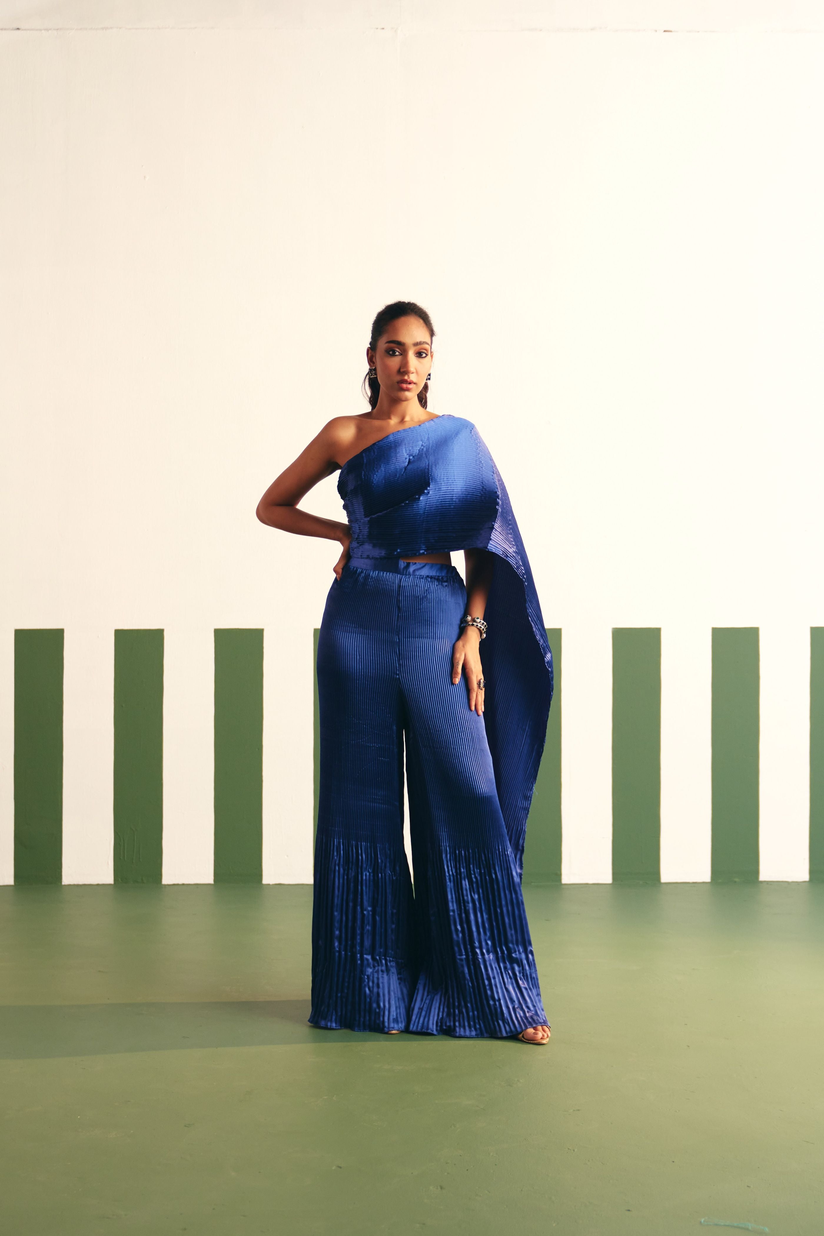 Evara Blue Jumpsuit