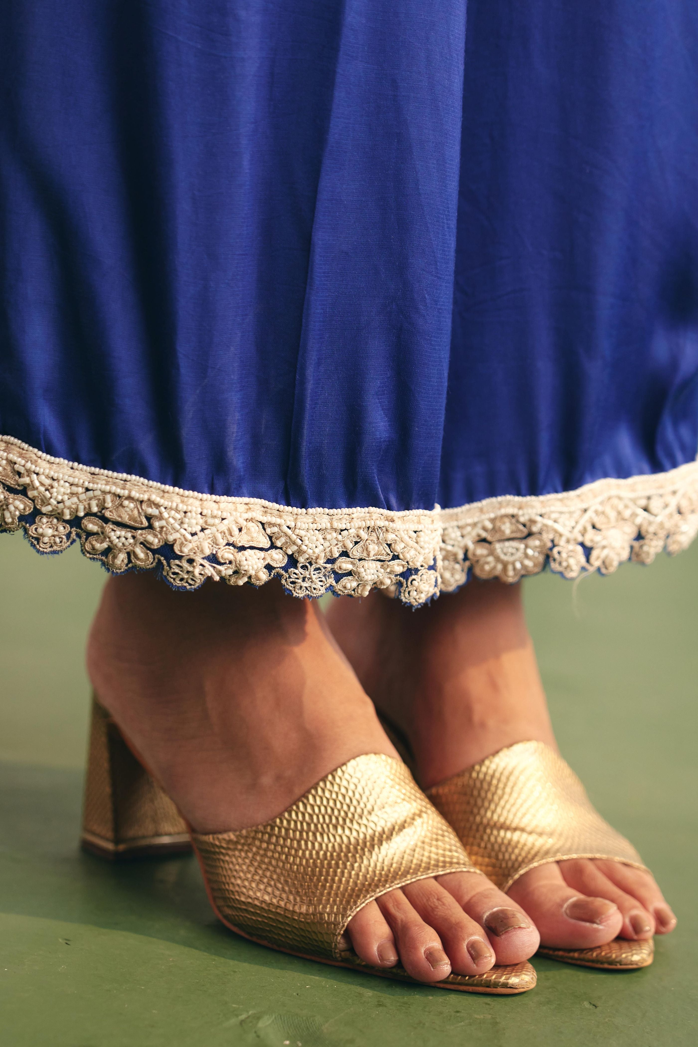 Irina Blue Kurta Palazzo Set