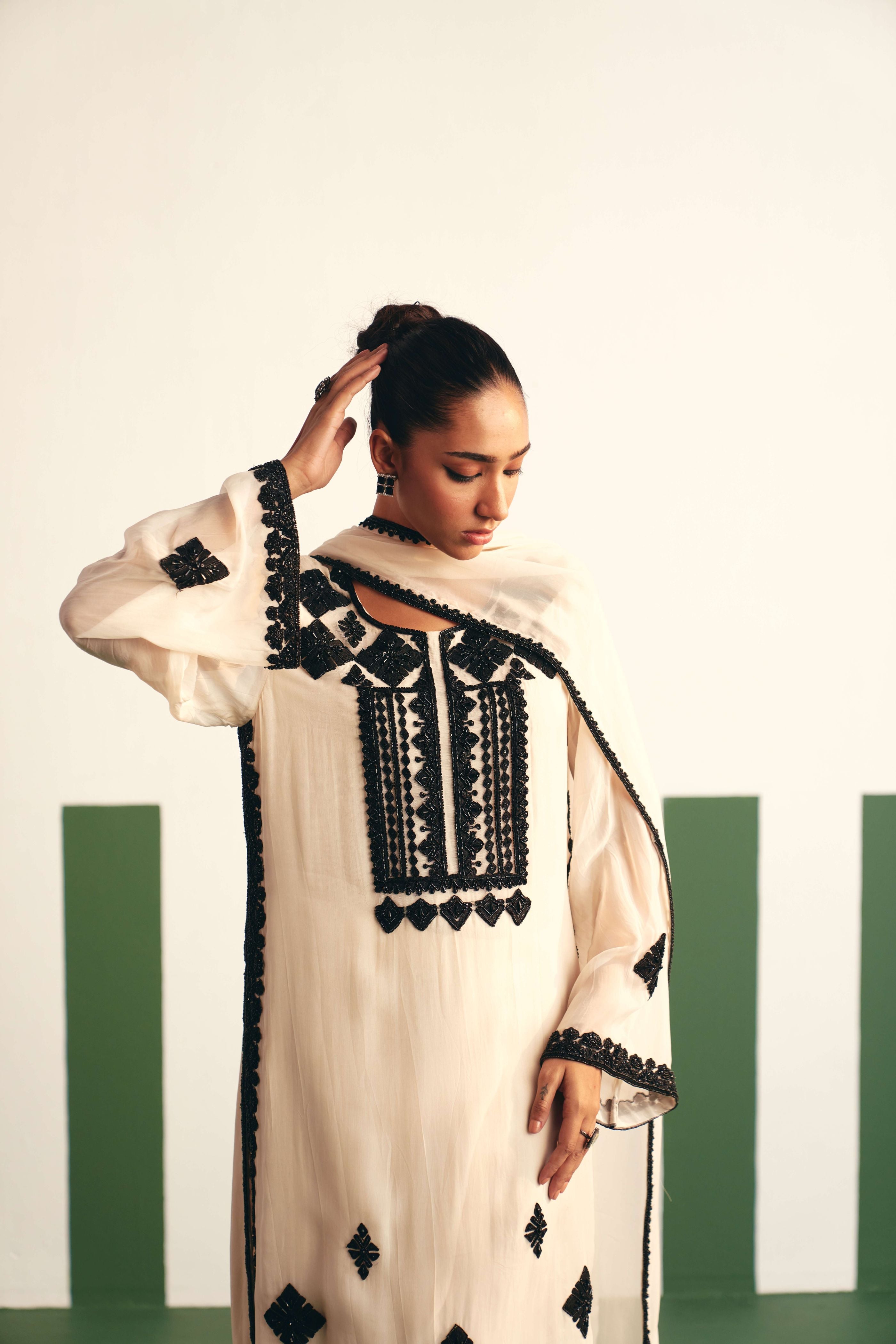 Irina Ivory Kurta Palazzo Set
