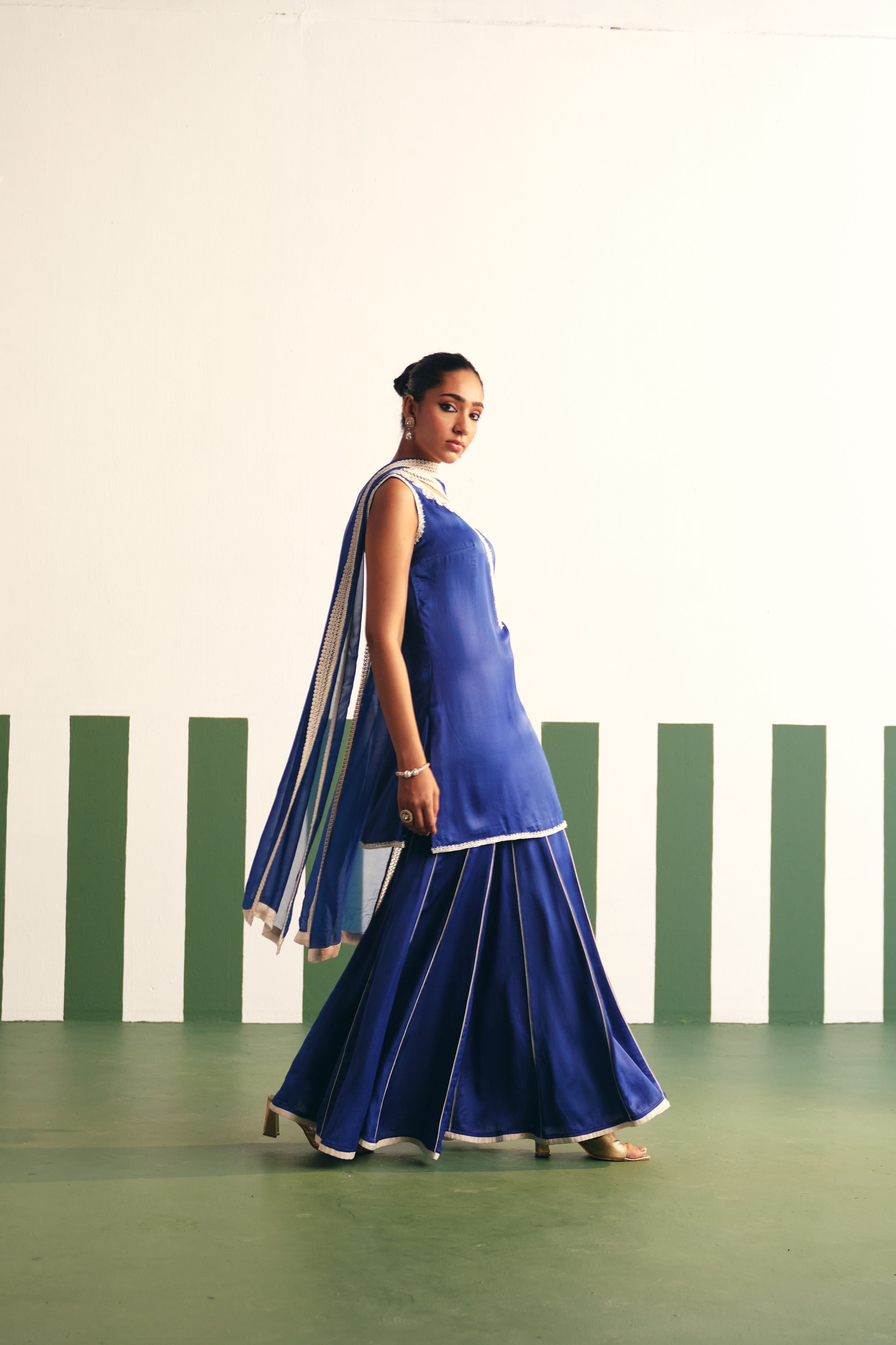 Enora Blue Kurta Set