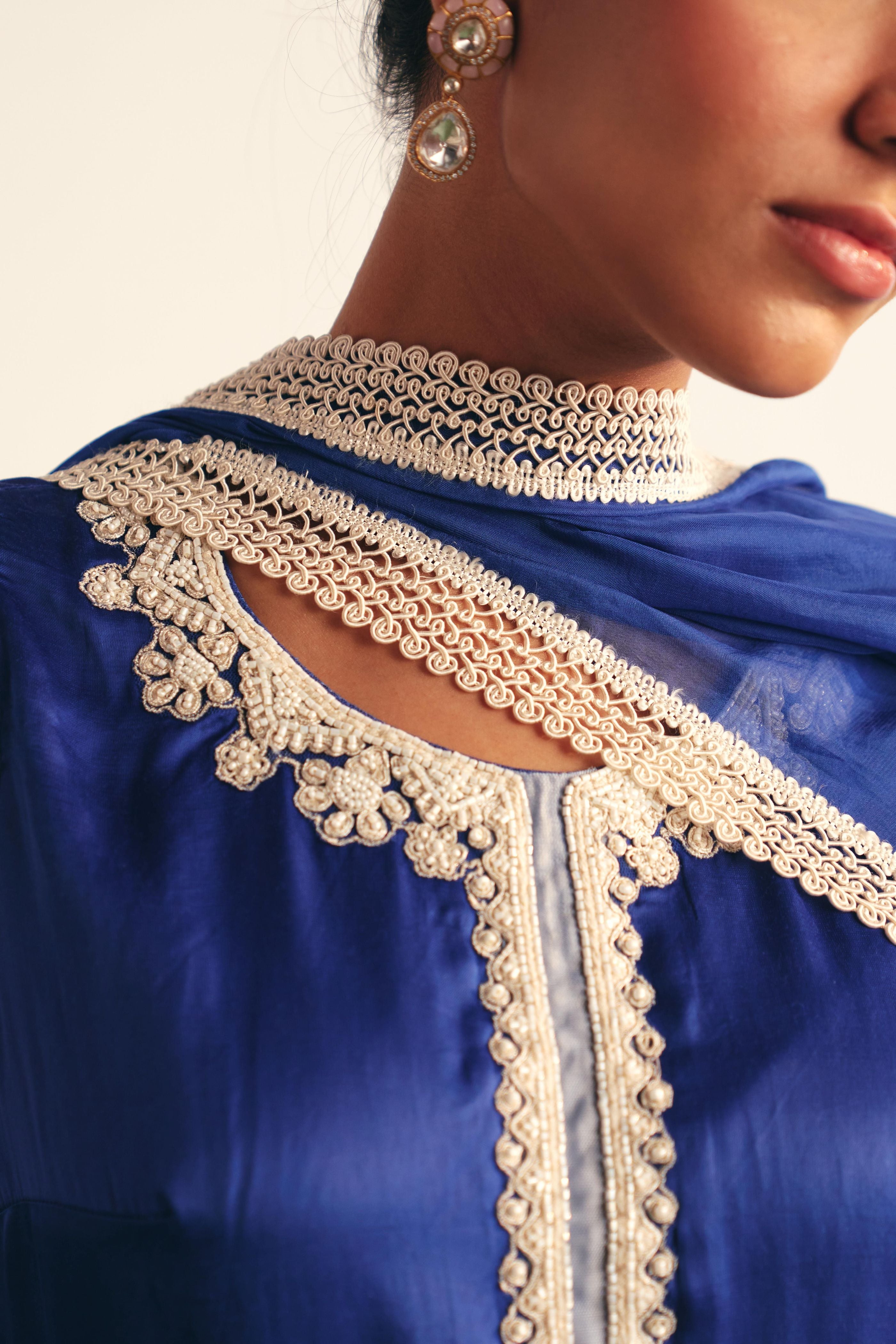 Enora Blue Kurta Set