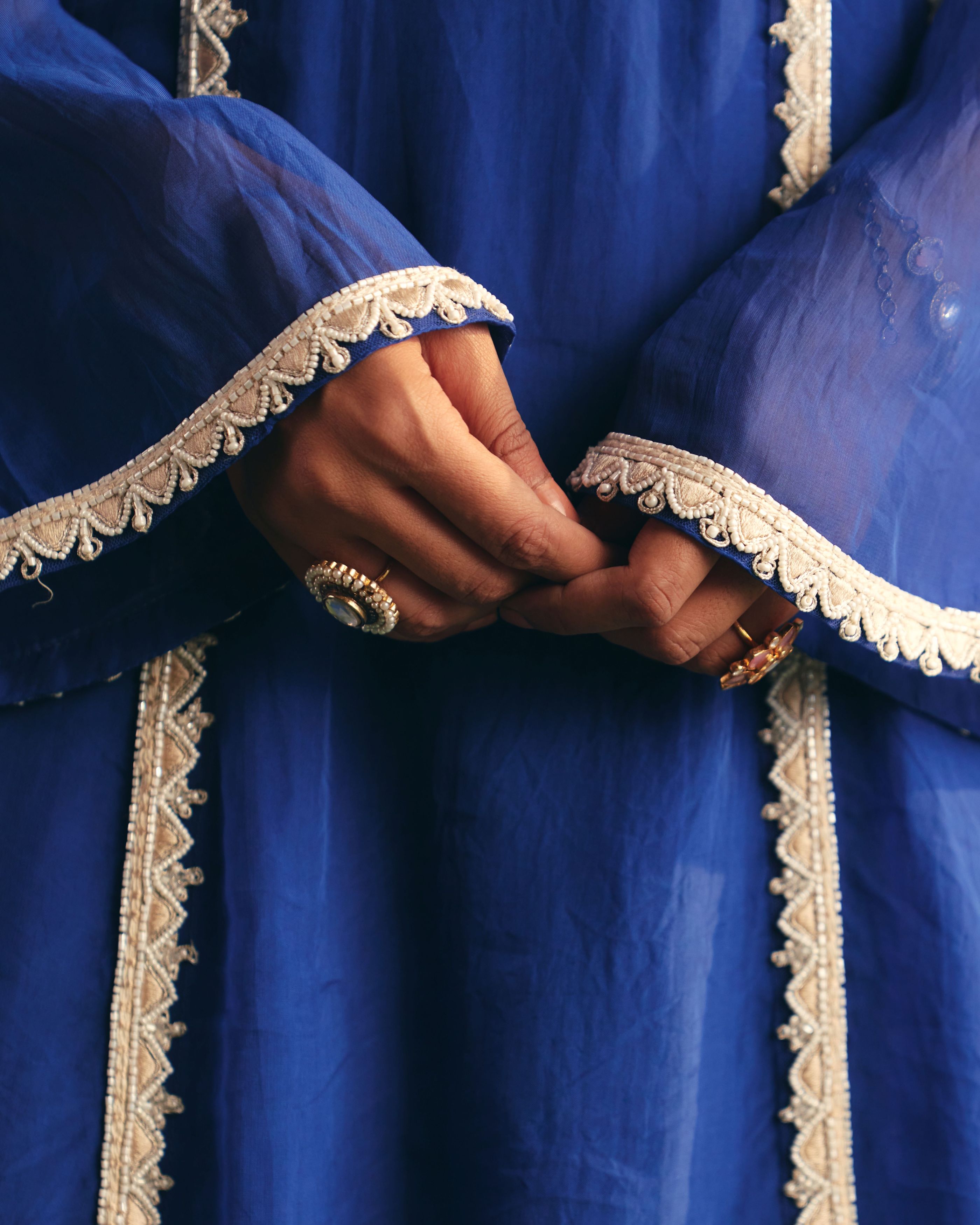 Blair Blue Peplum Set