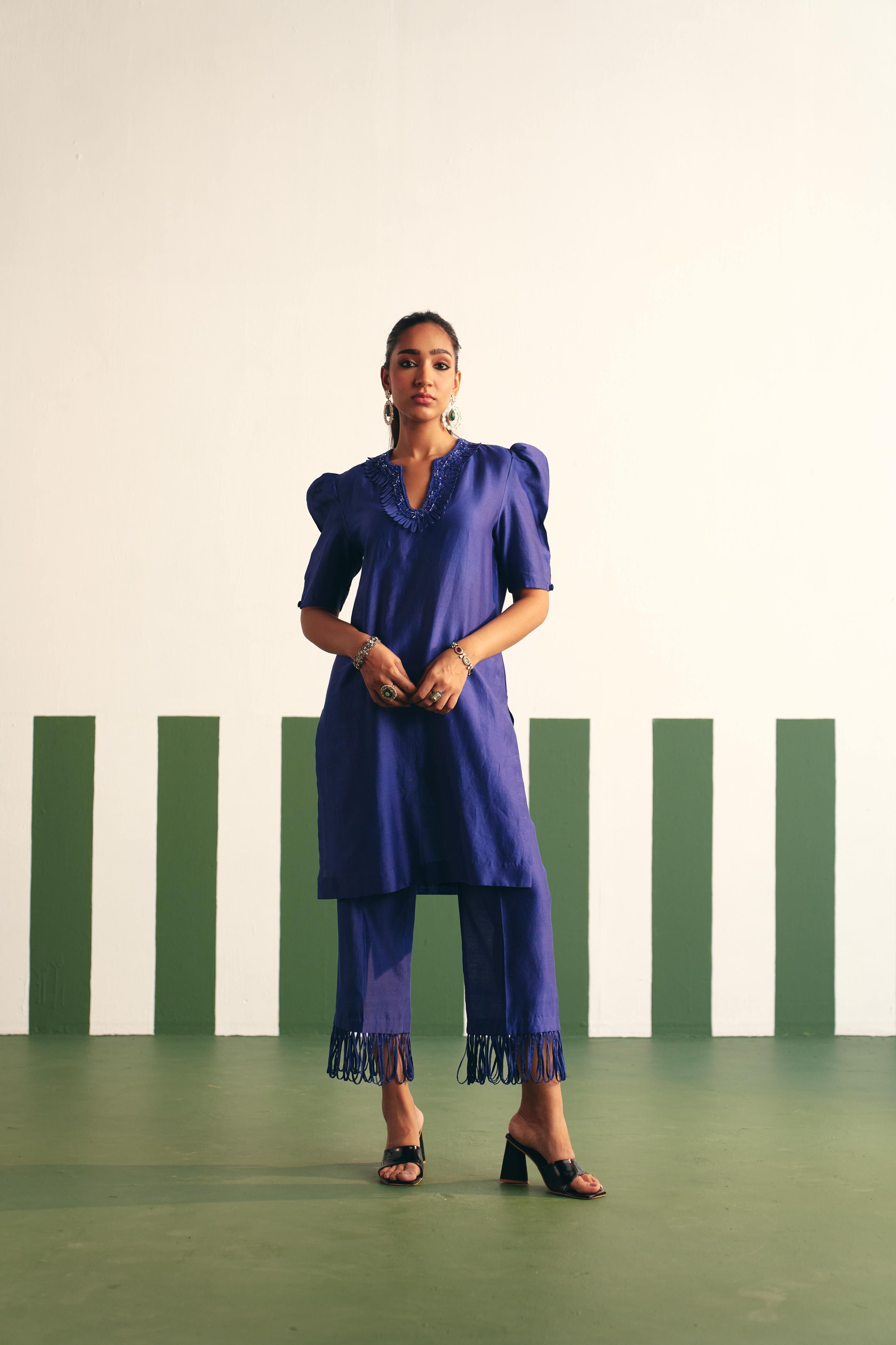 Darla Blue Kurta Set