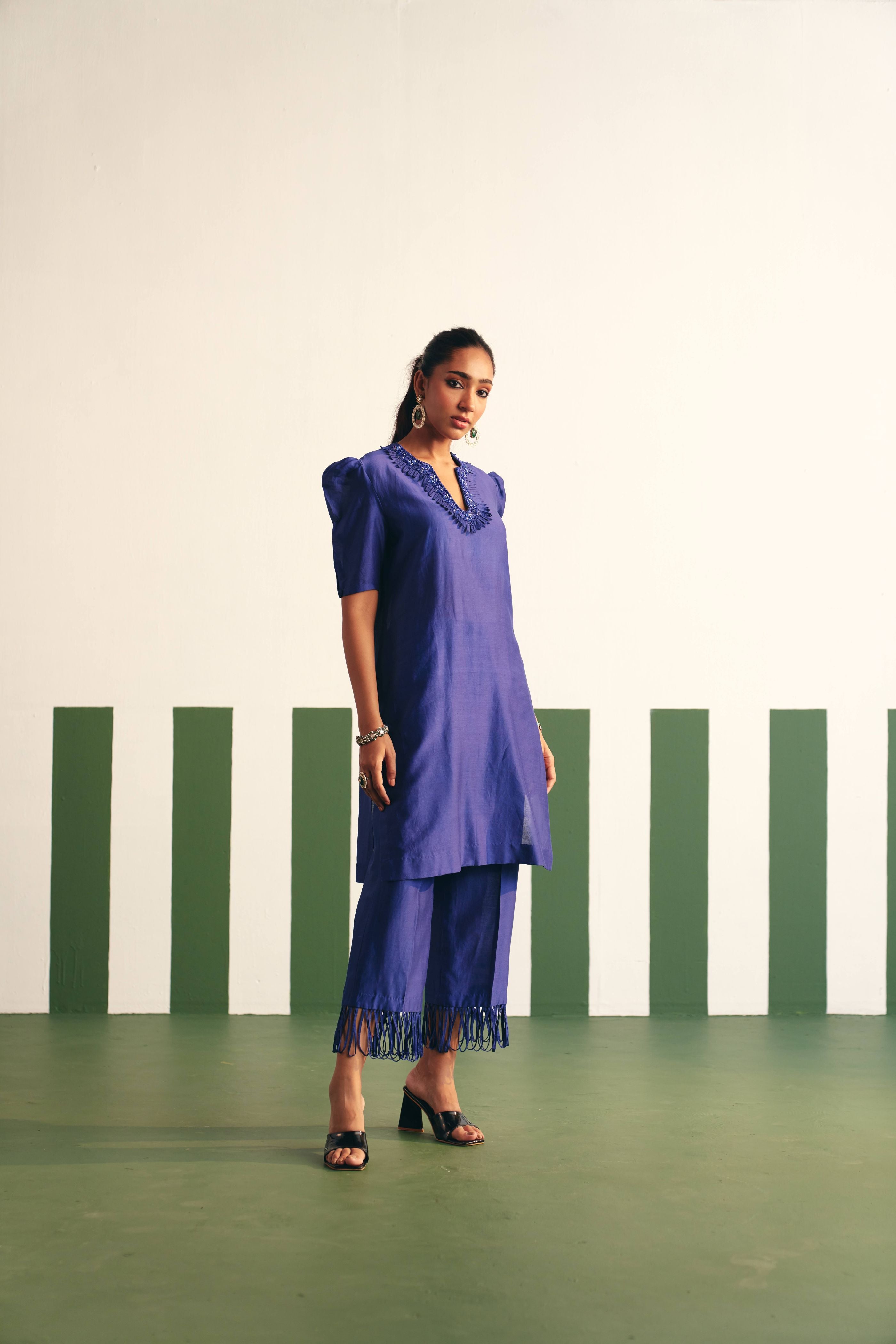 Darla Blue Kurta Set