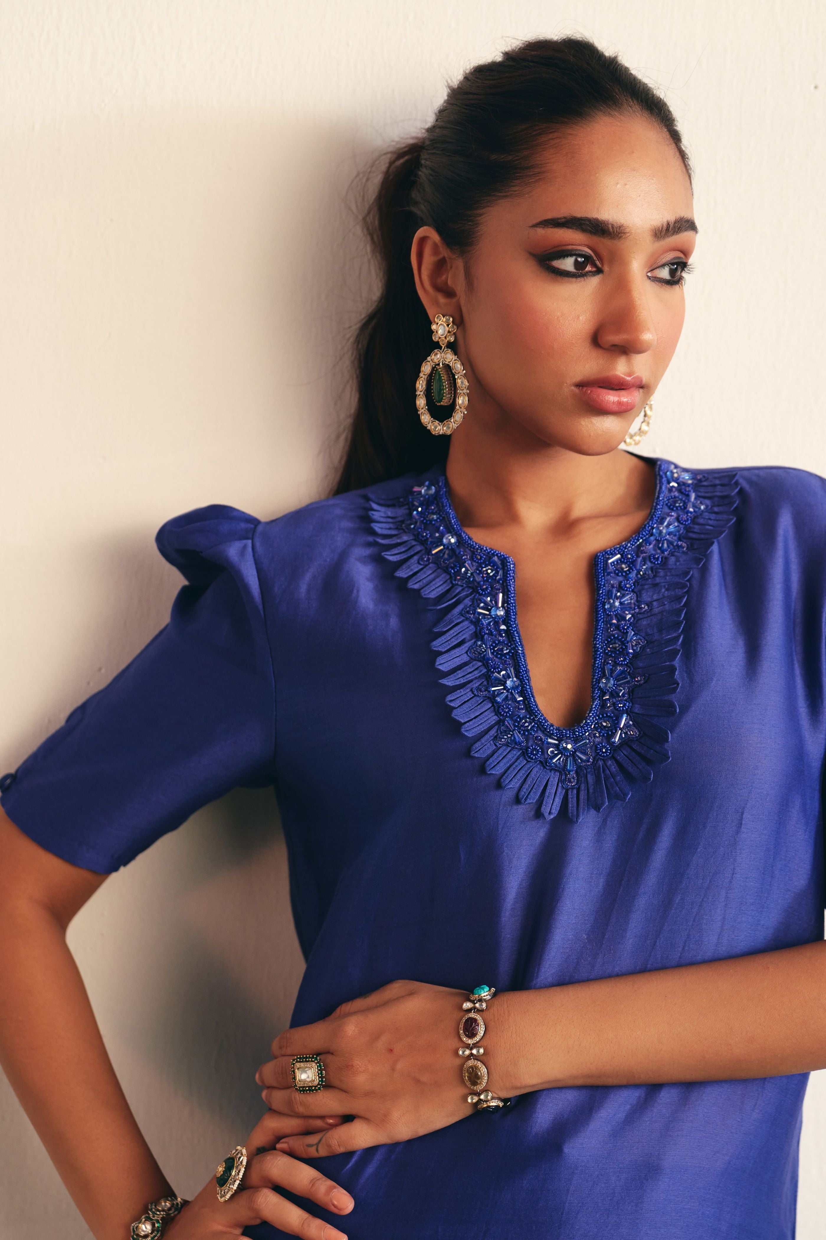 Darla Blue Kurta Set