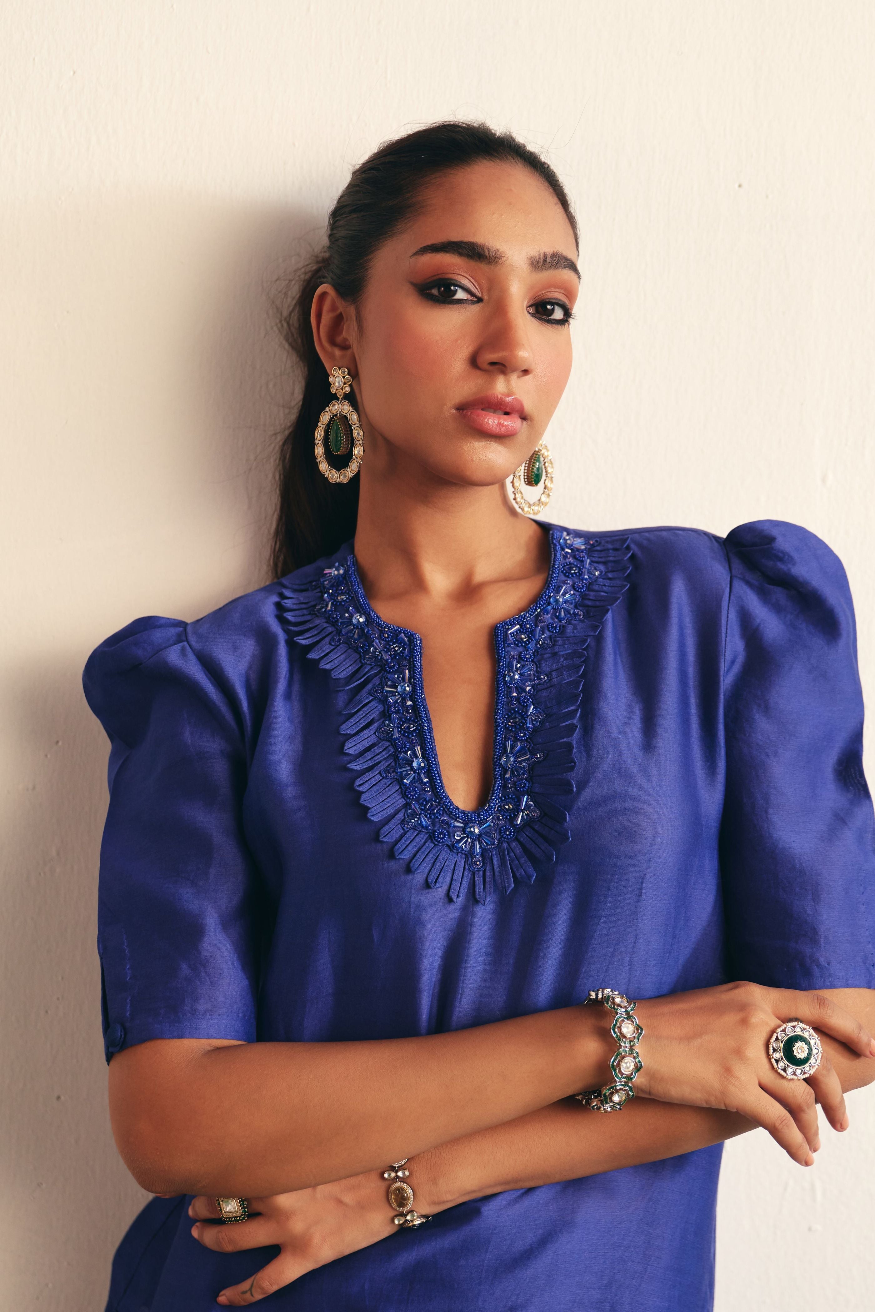 Darla Blue Kurta Set
