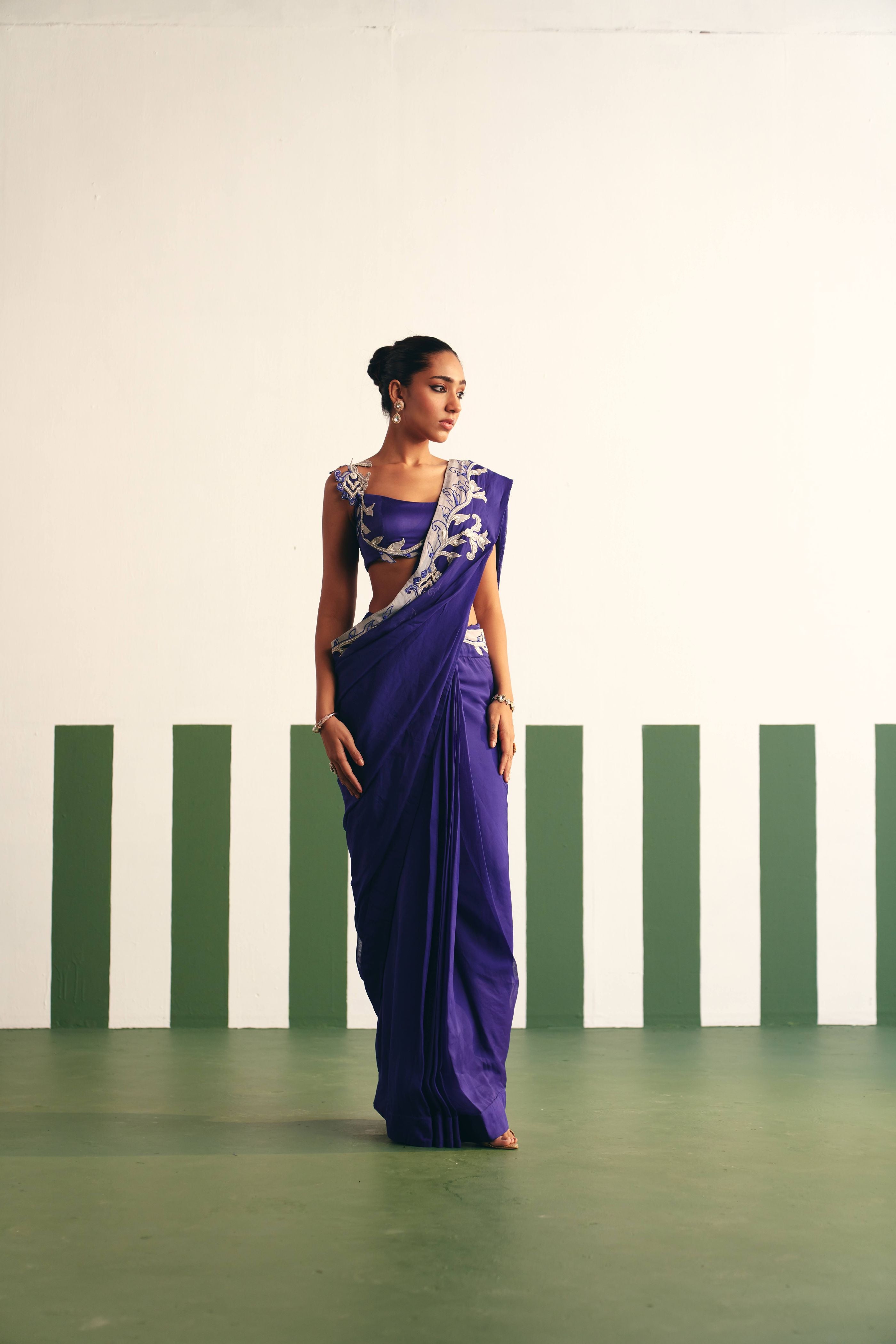 Asena Pre Stitched Saree