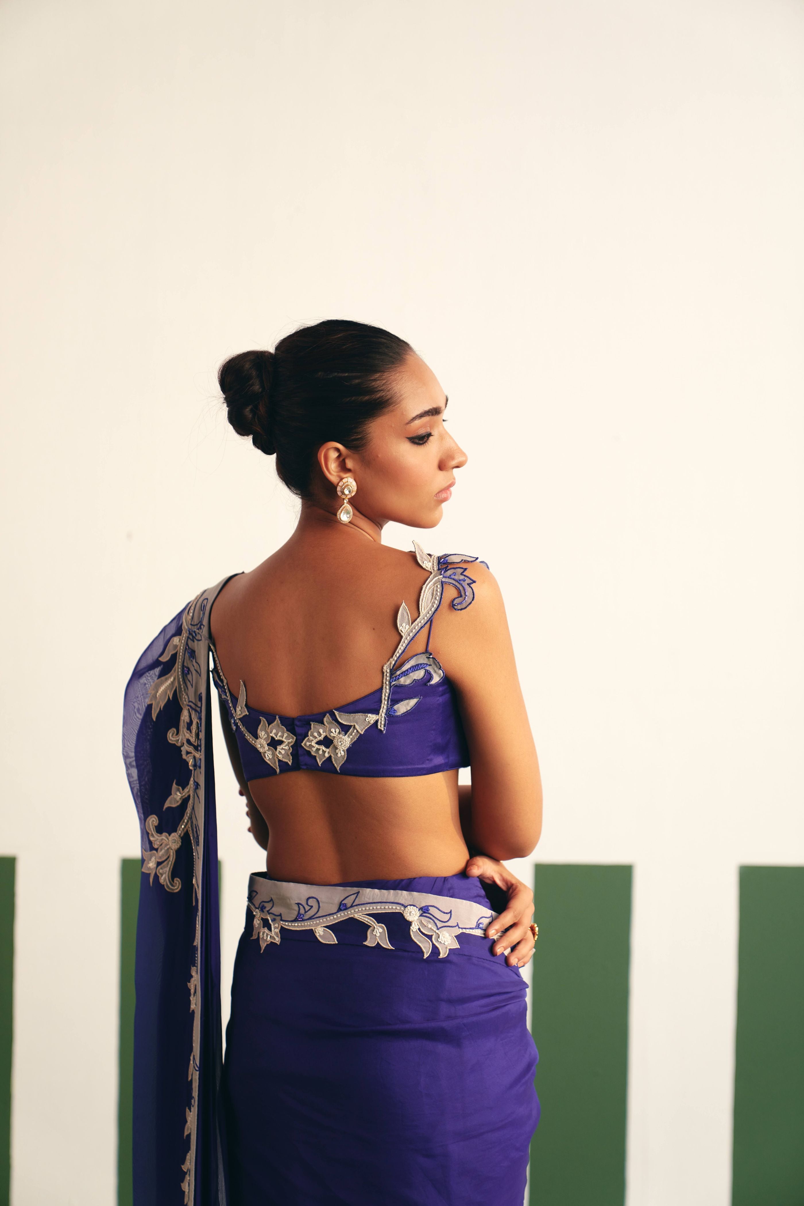 Asena Pre Stitched Saree