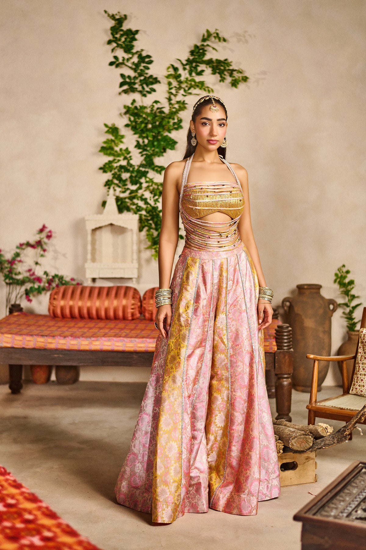 Aabha dori top sharara set