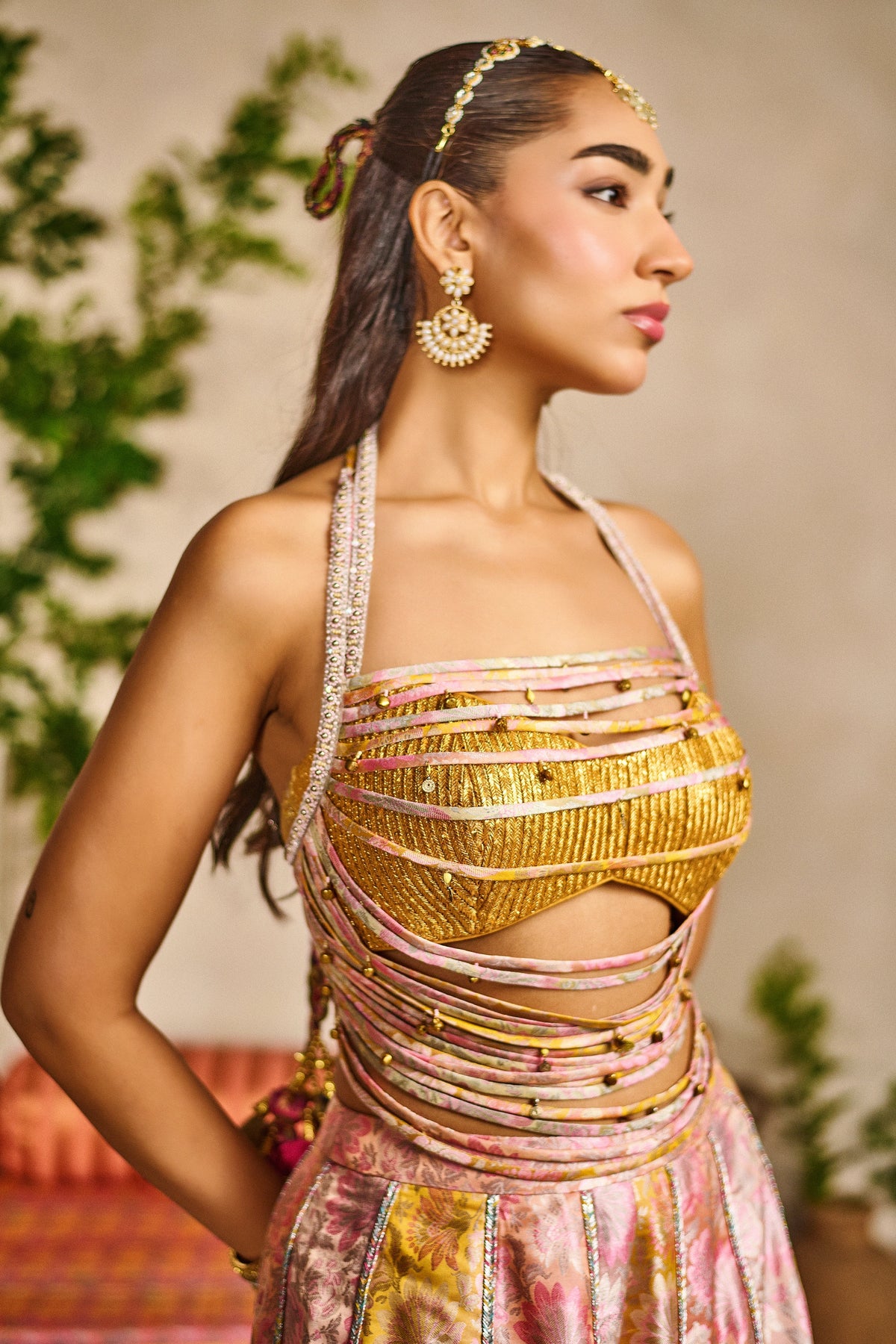 Aabha dori top sharara set