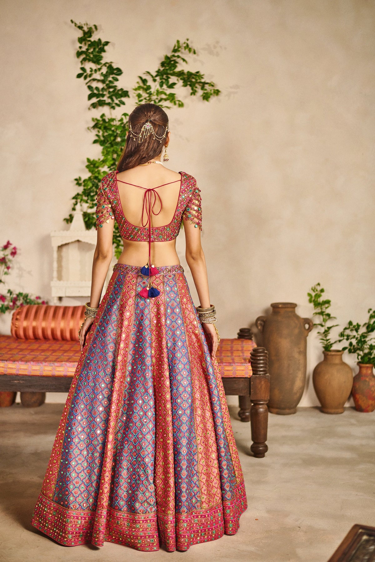 Banjaran banno trinkle lehenga set