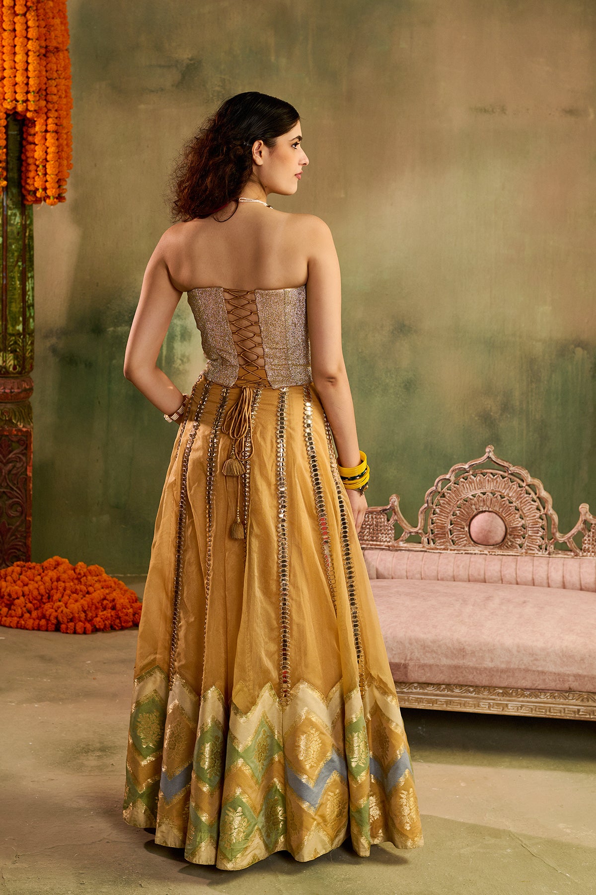 Chamkeeli haldi Sharara Set