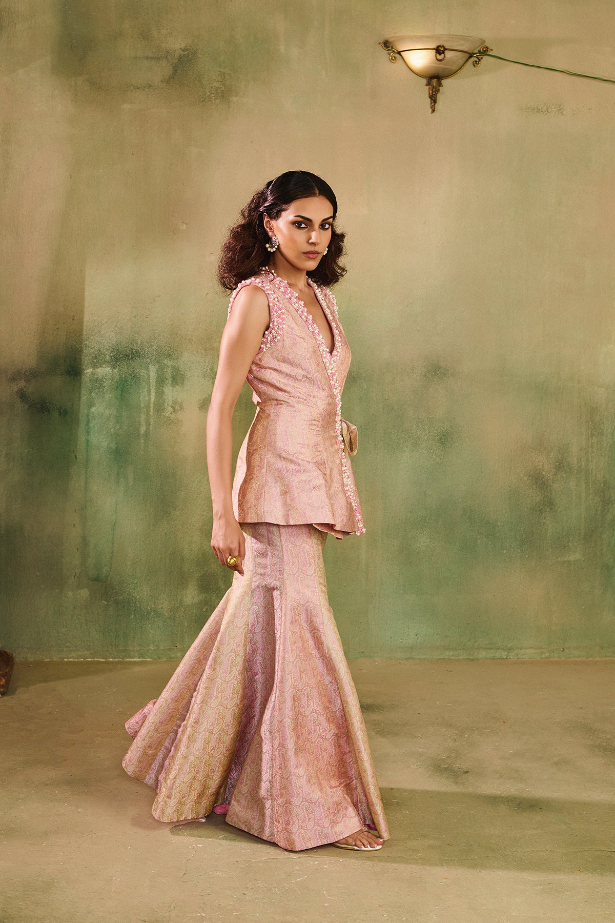 Rose paisley coord set