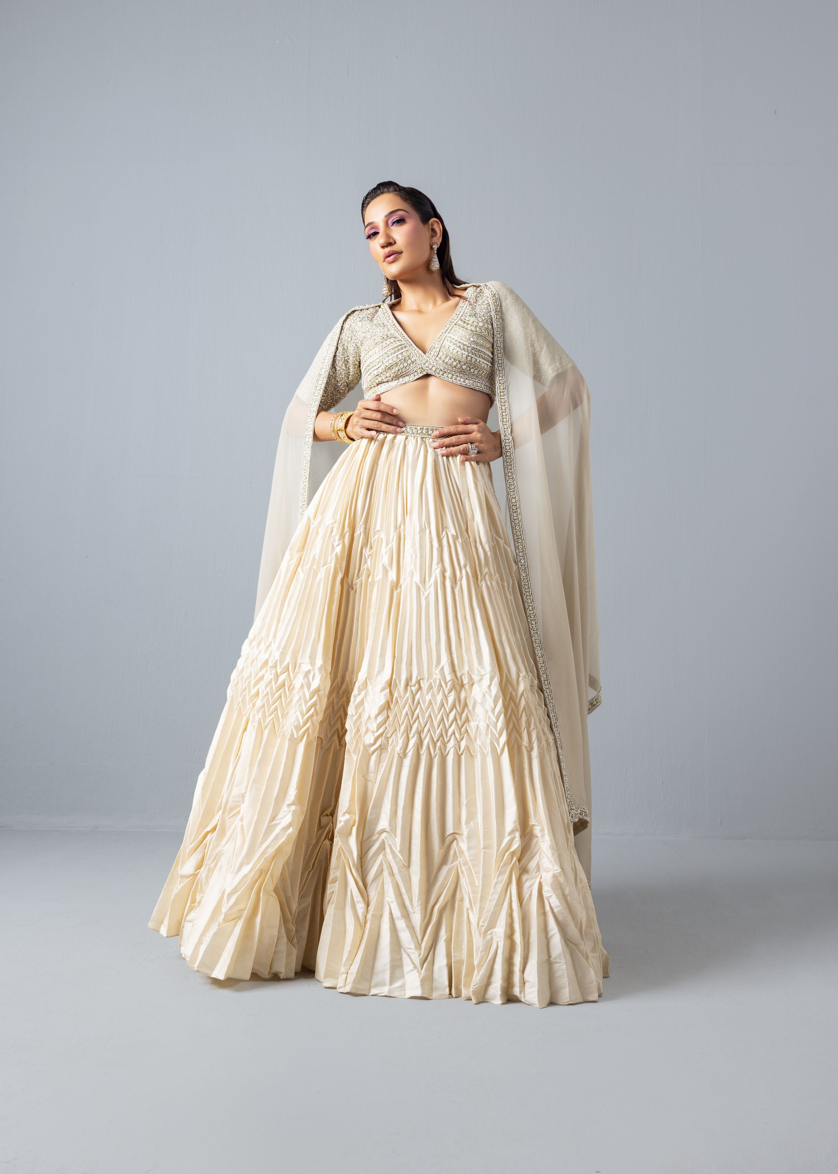 Ivory Moonlight Lehenga Set
