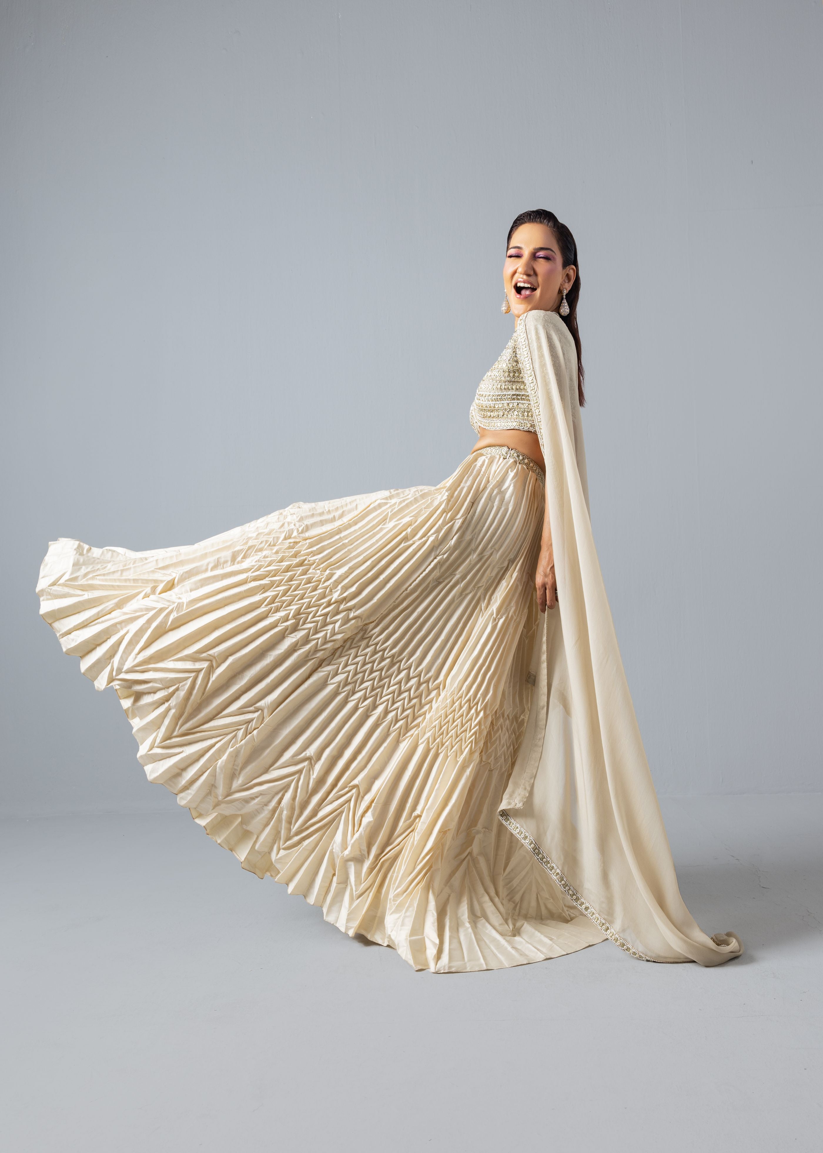 Ivory Moonlight Lehenga Set