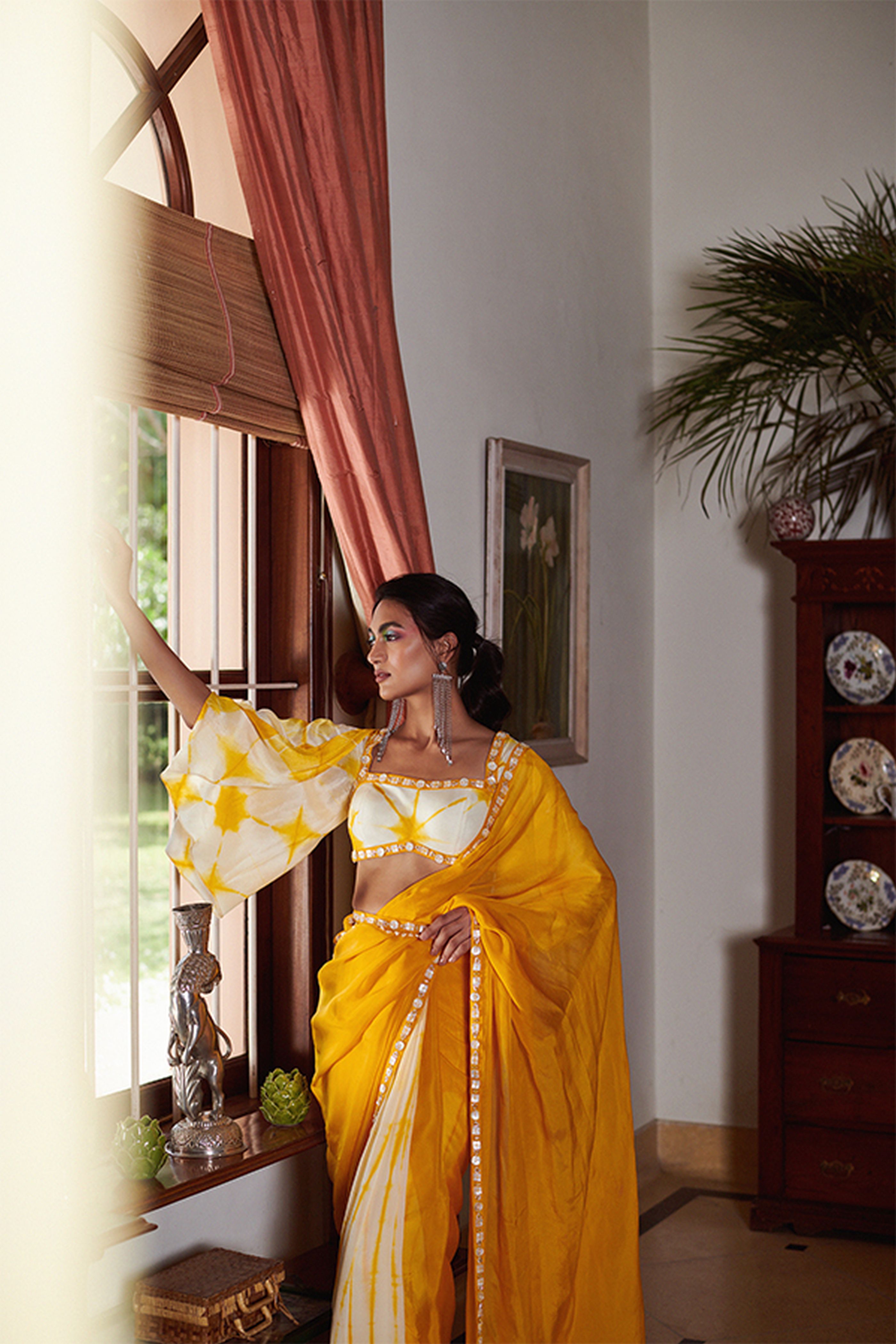 Yellow Saree