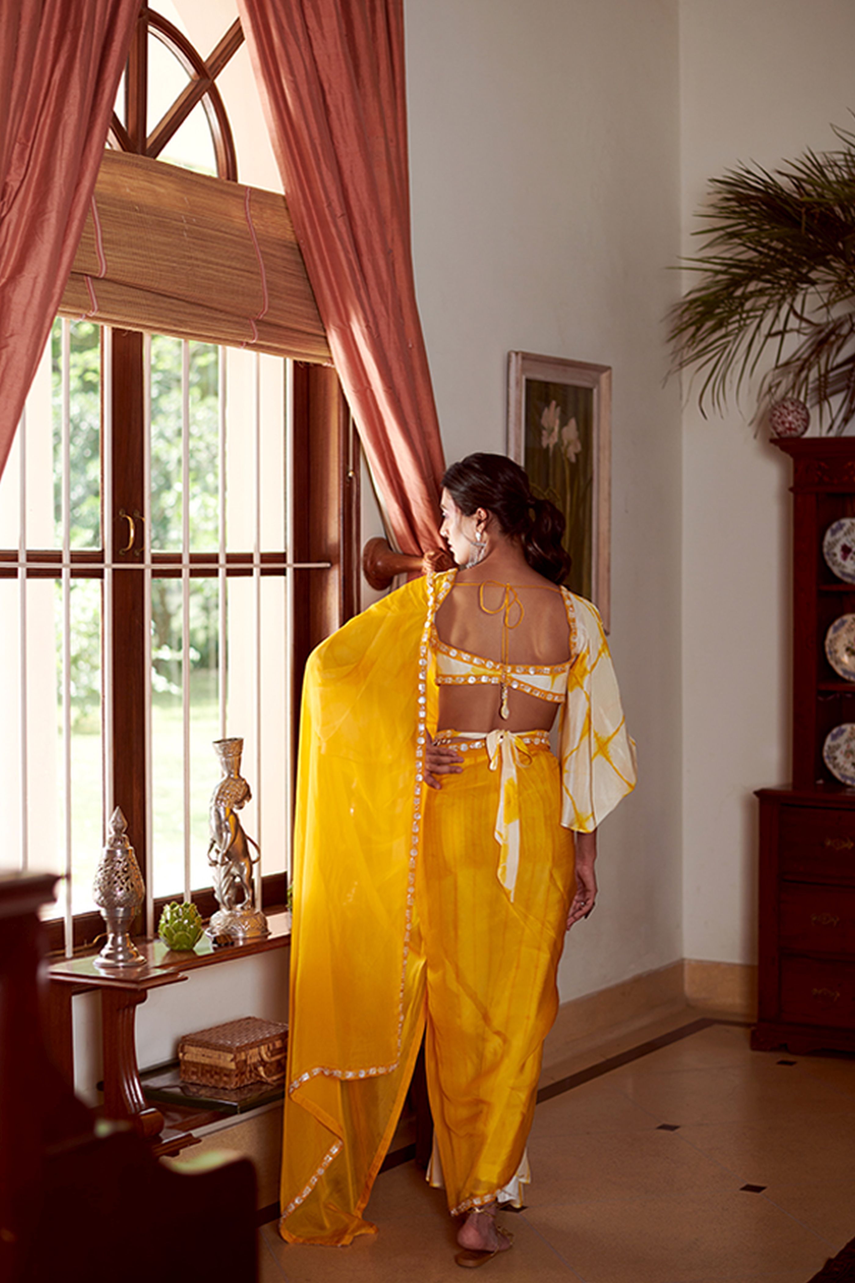Yellow Saree