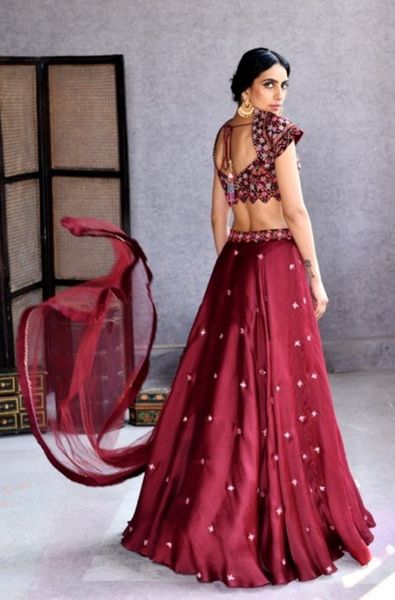Crop-Top With Lehenga