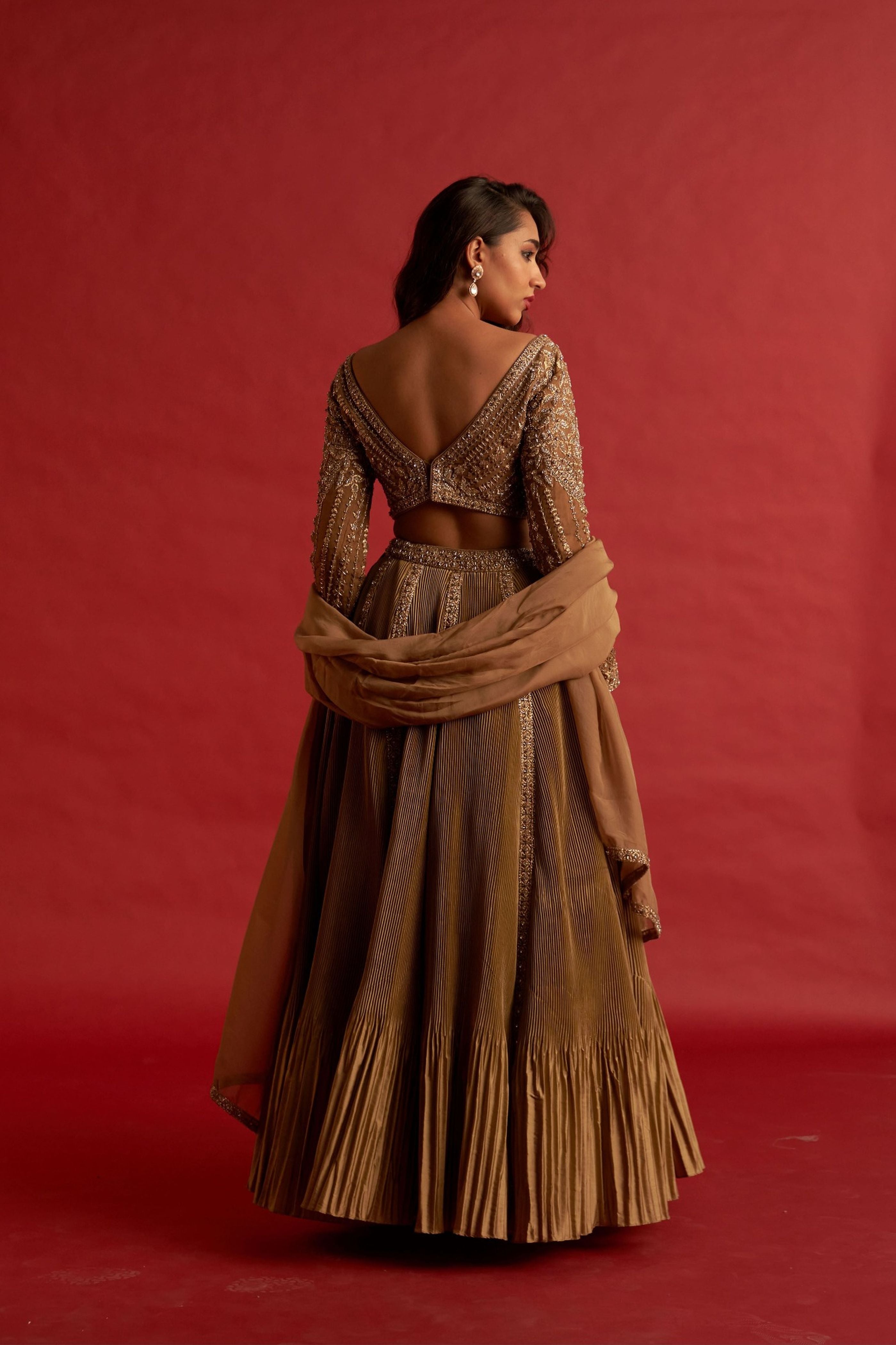 Honeyed Lehenga Set