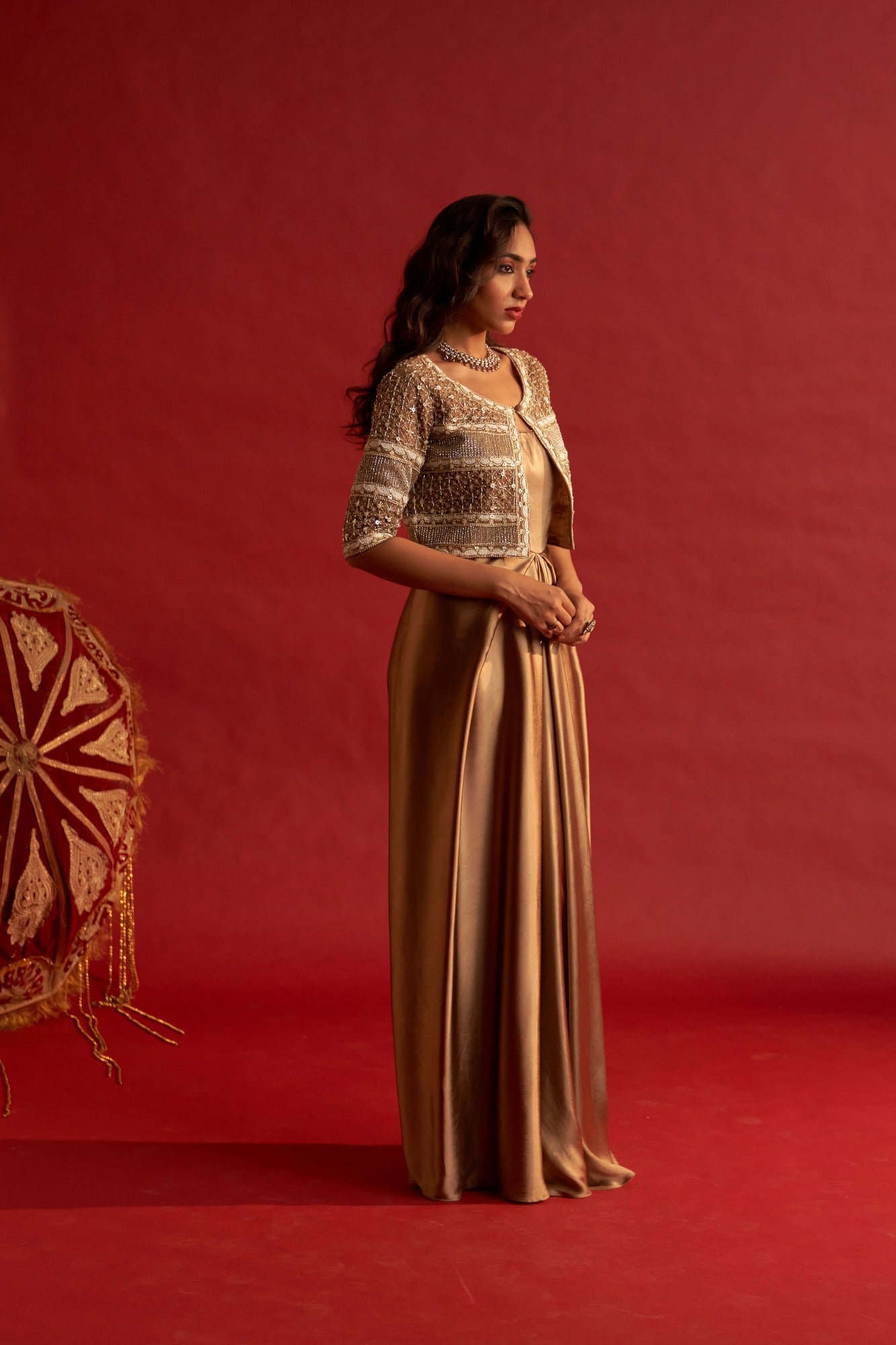 Copper Gold Gown