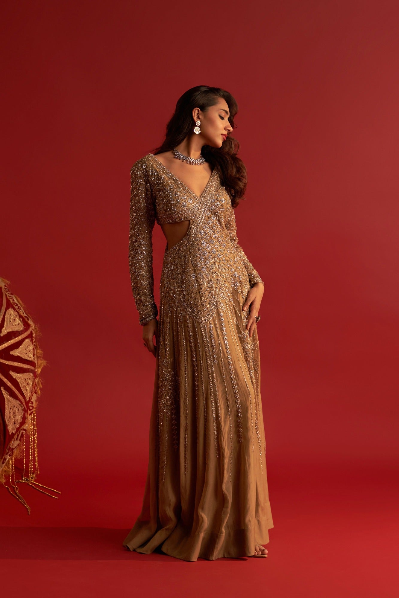 Auric Saree Gown