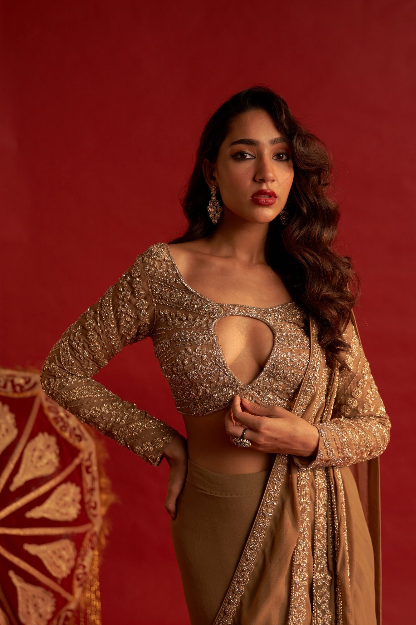 Aurous Pre Stitched Saree