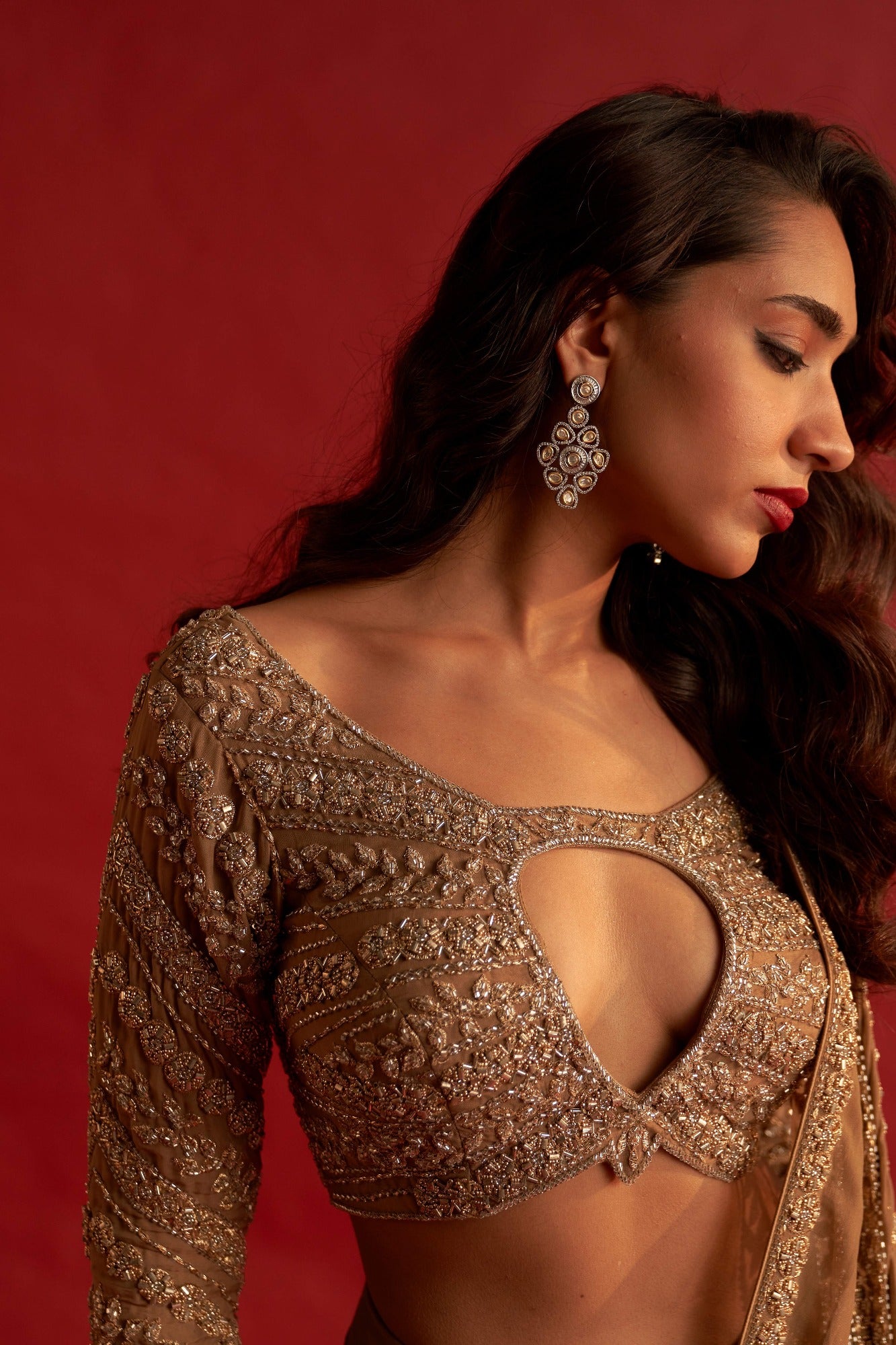 Aurous Pre Stitched Saree