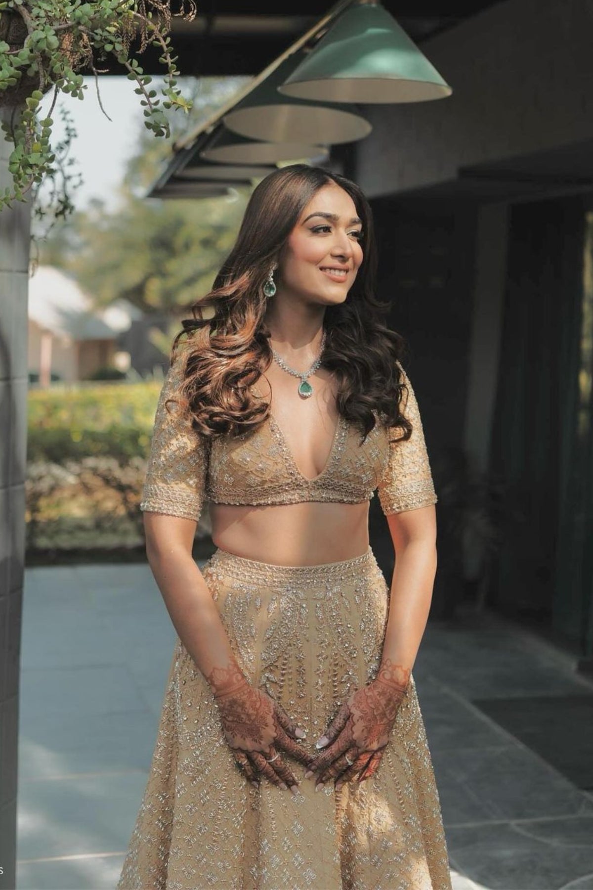 Caramel Lehenga Set