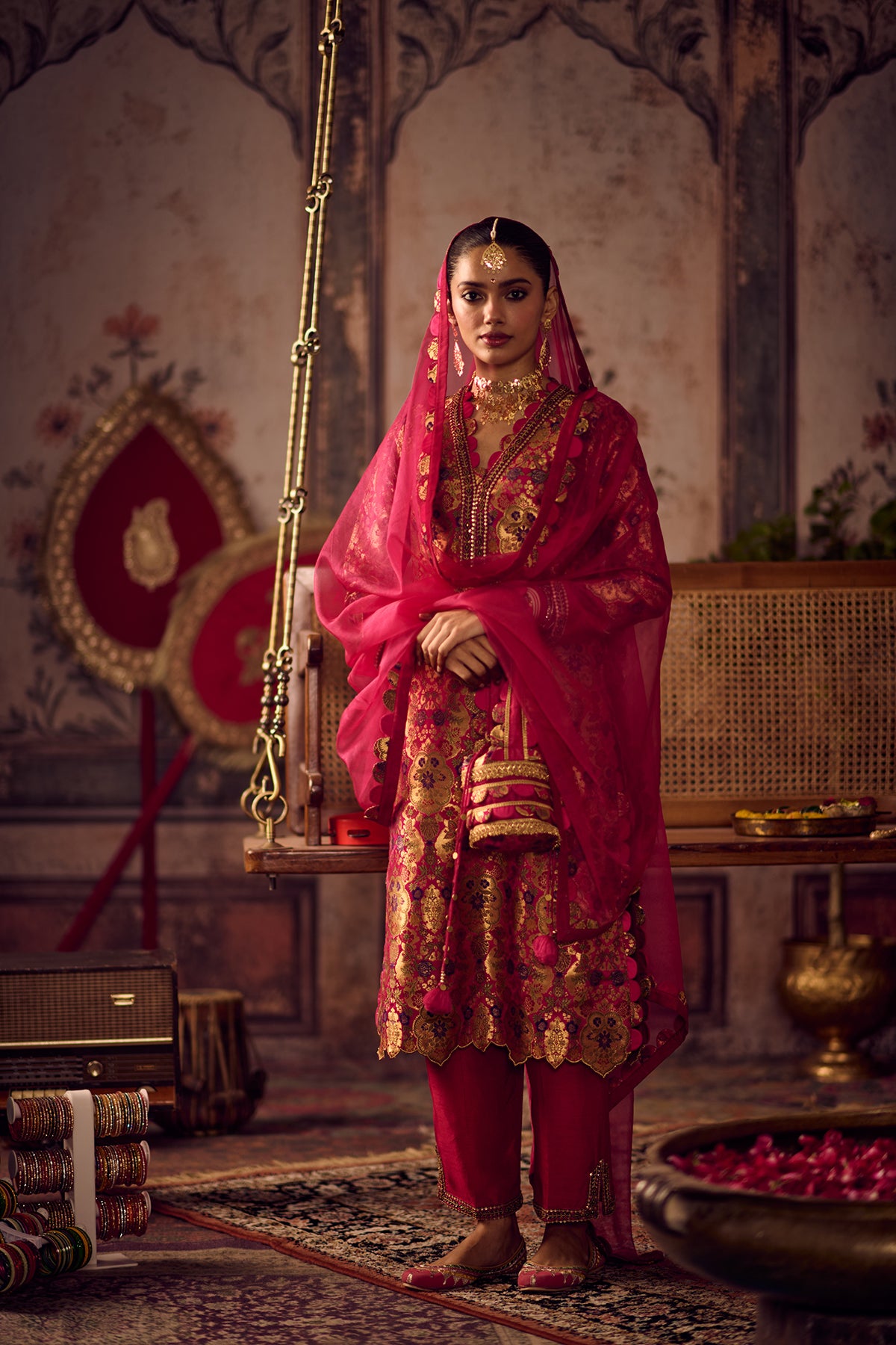 Rani Kheem Khaab kurta set