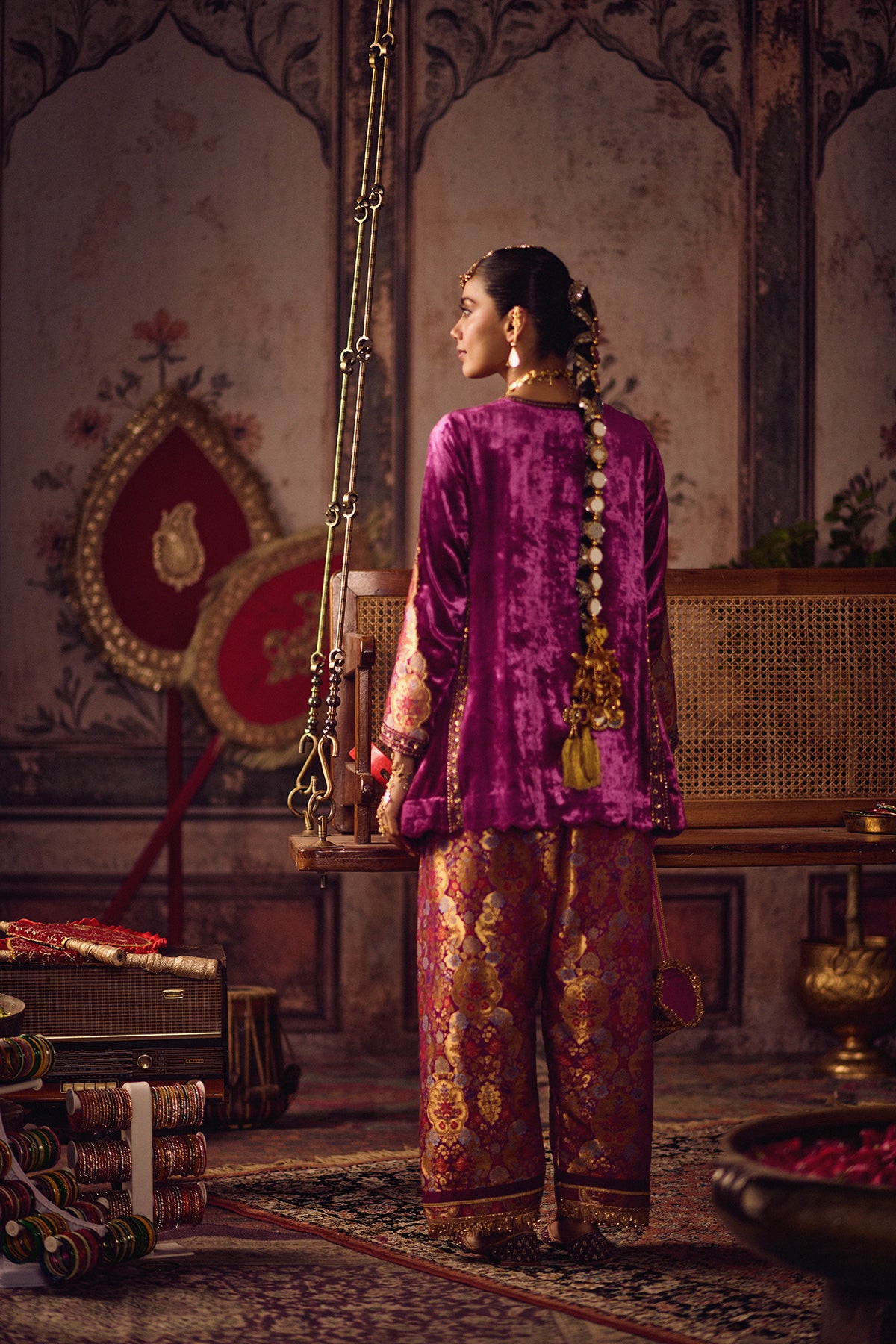 Gul Rang Kheem Khaab kurta set