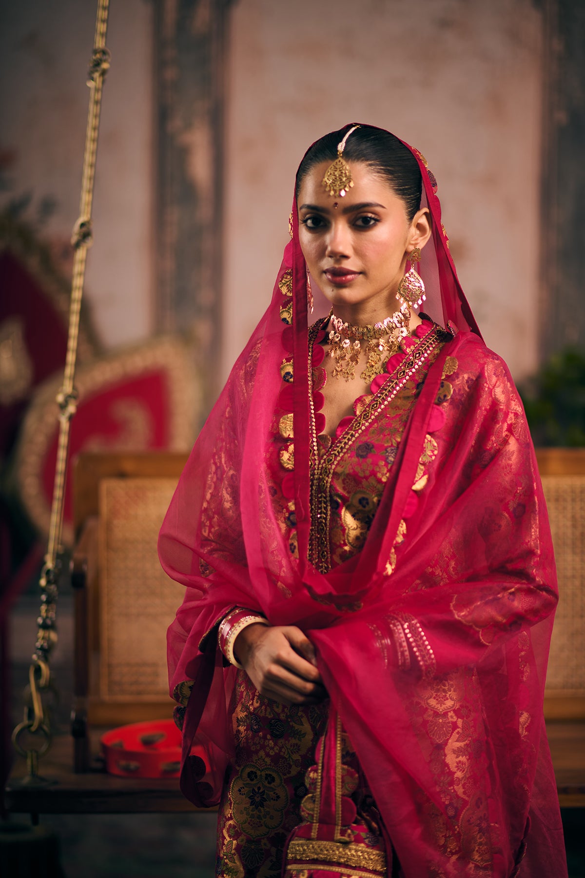 Rani Kheem Khaab kurta set