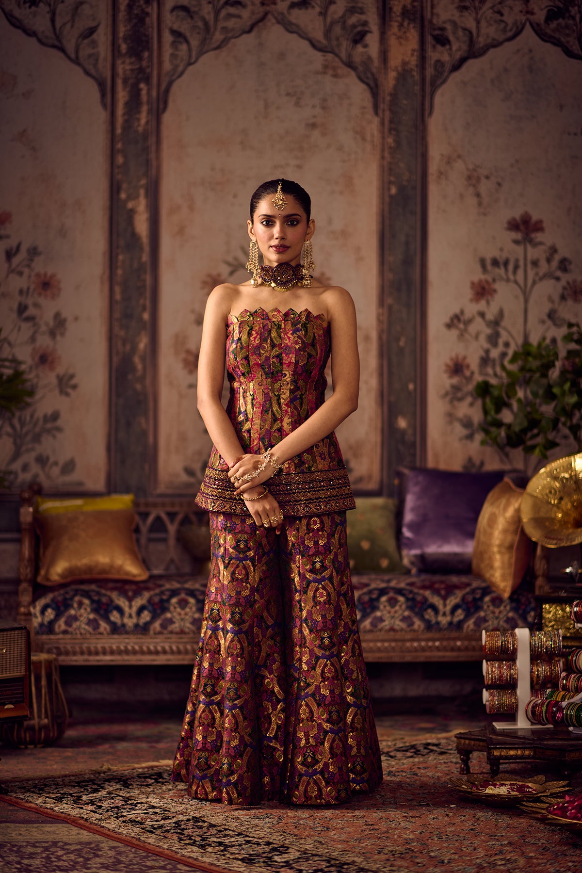 Khwaab Rang Corset sharara set