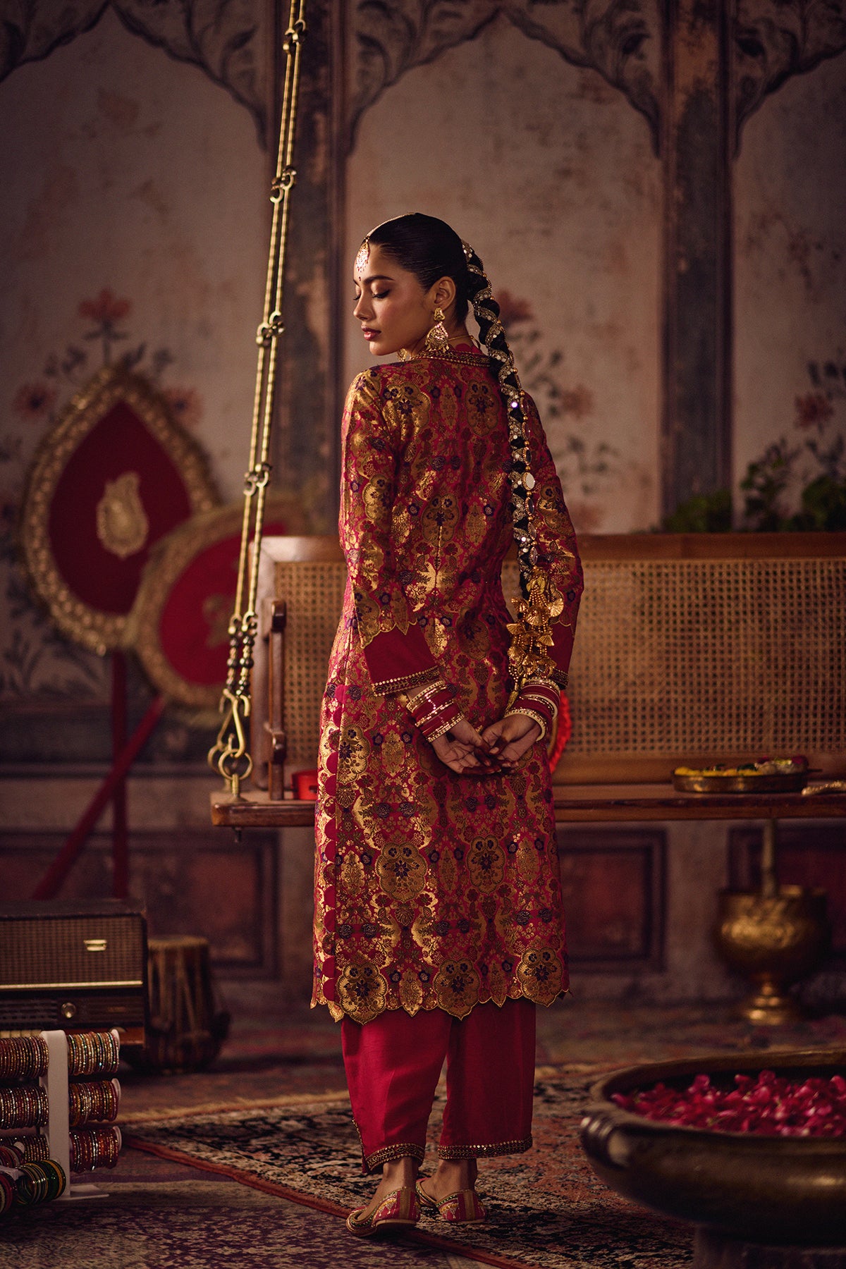 Rani Kheem Khaab kurta set