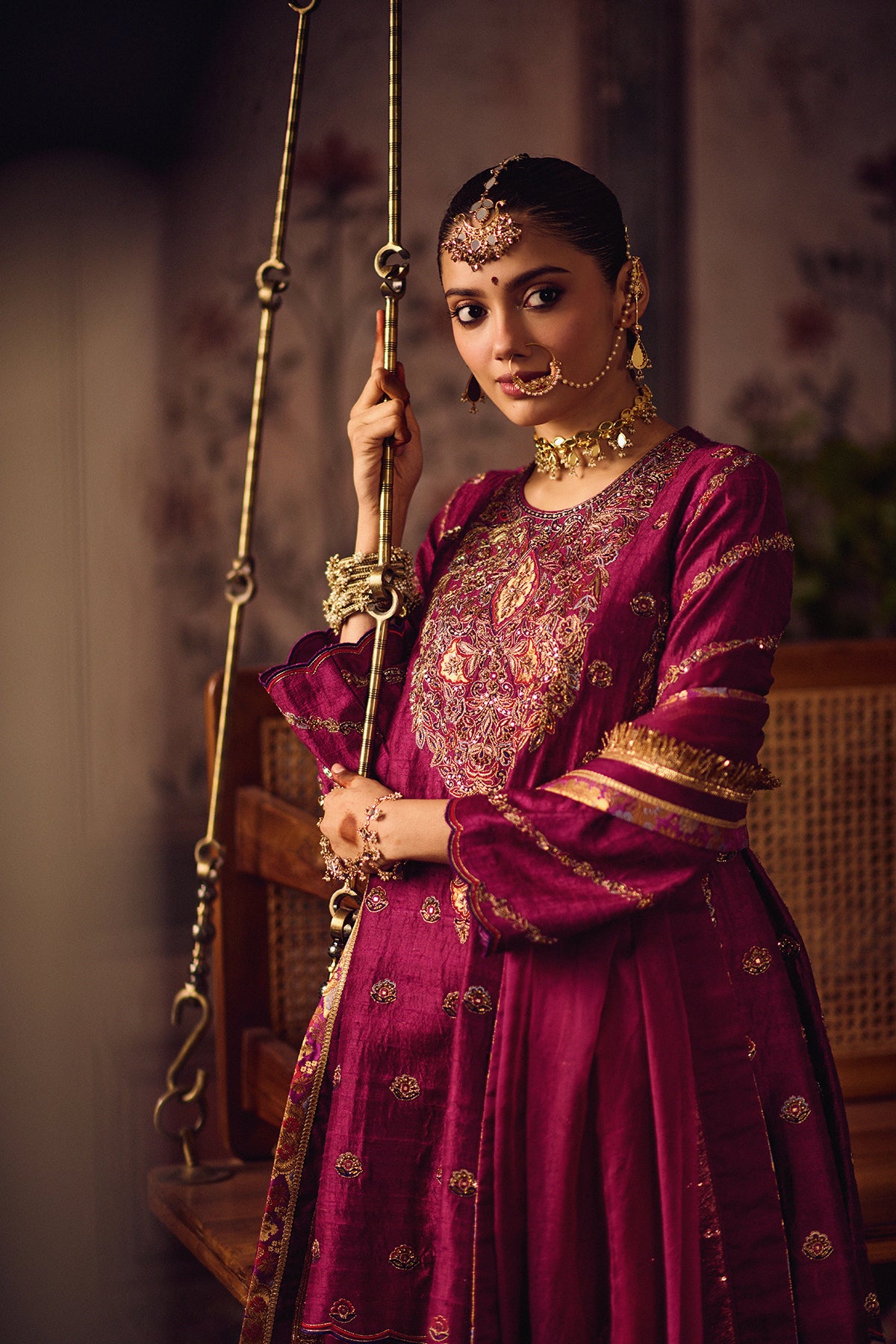 Rani Rang Kheem kurta salwar set