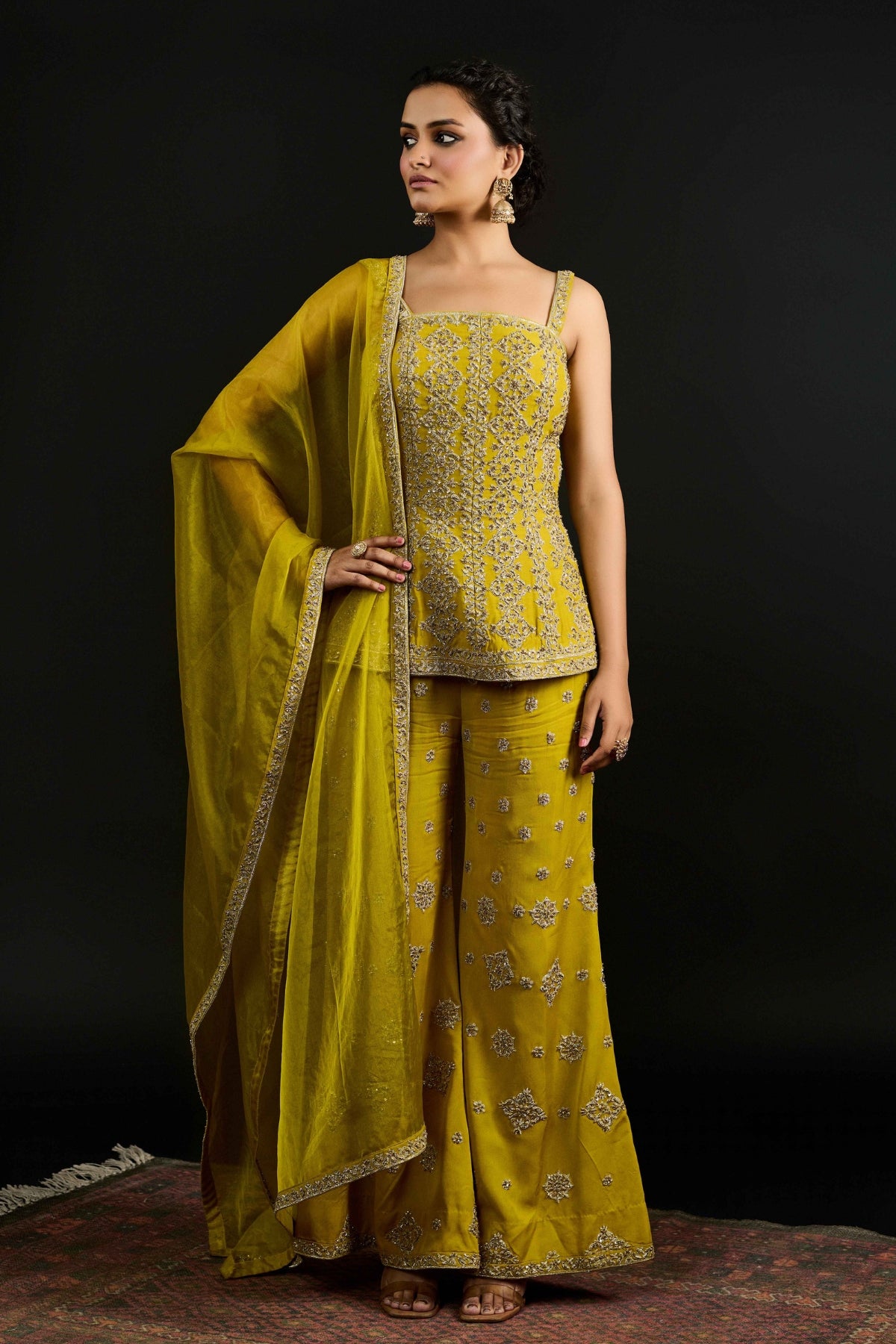 Laila peplum set