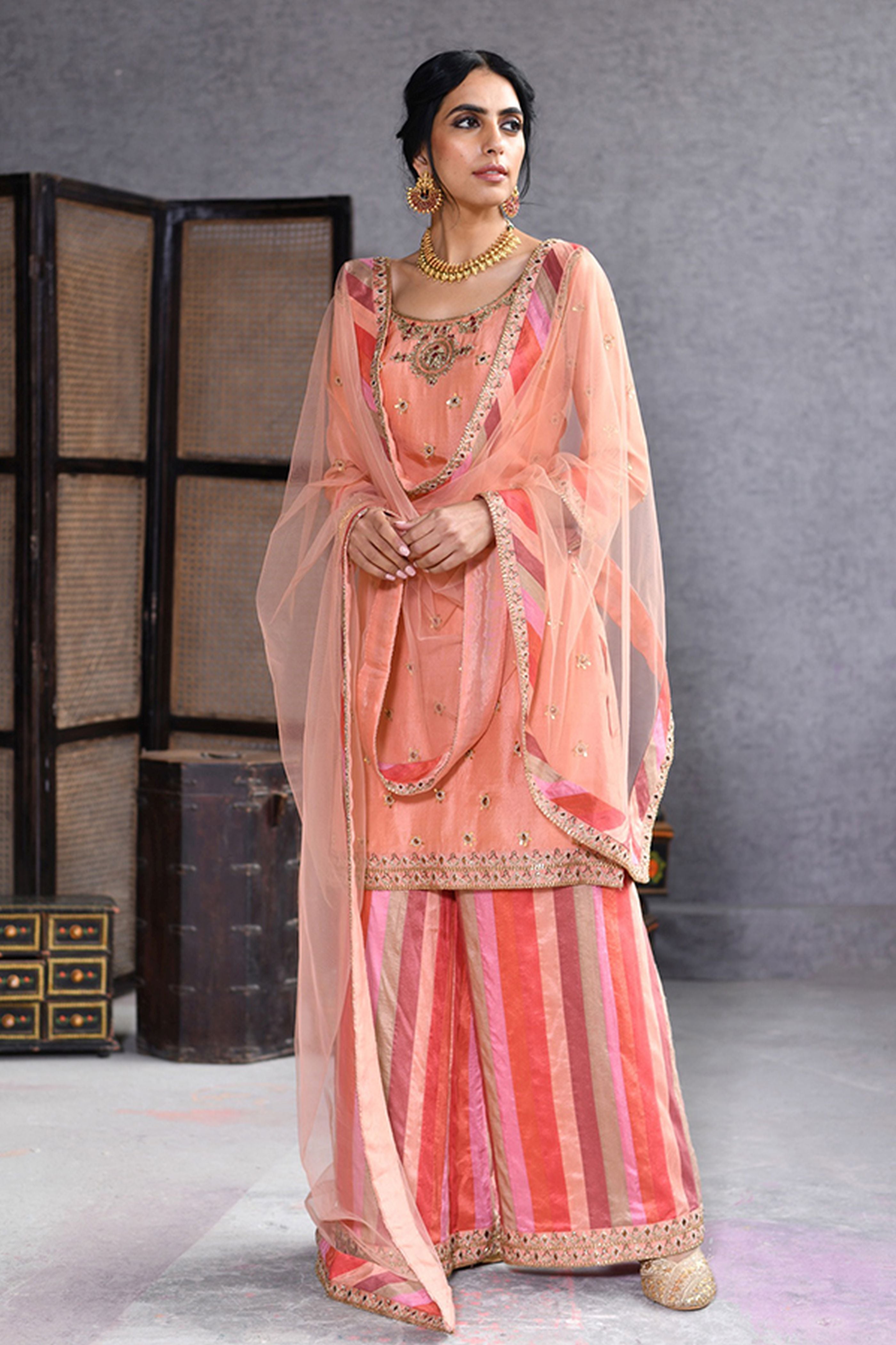 Kurta With Plazzao Dupatta