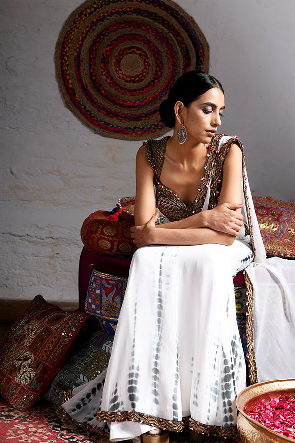 Blouse Drape Saree