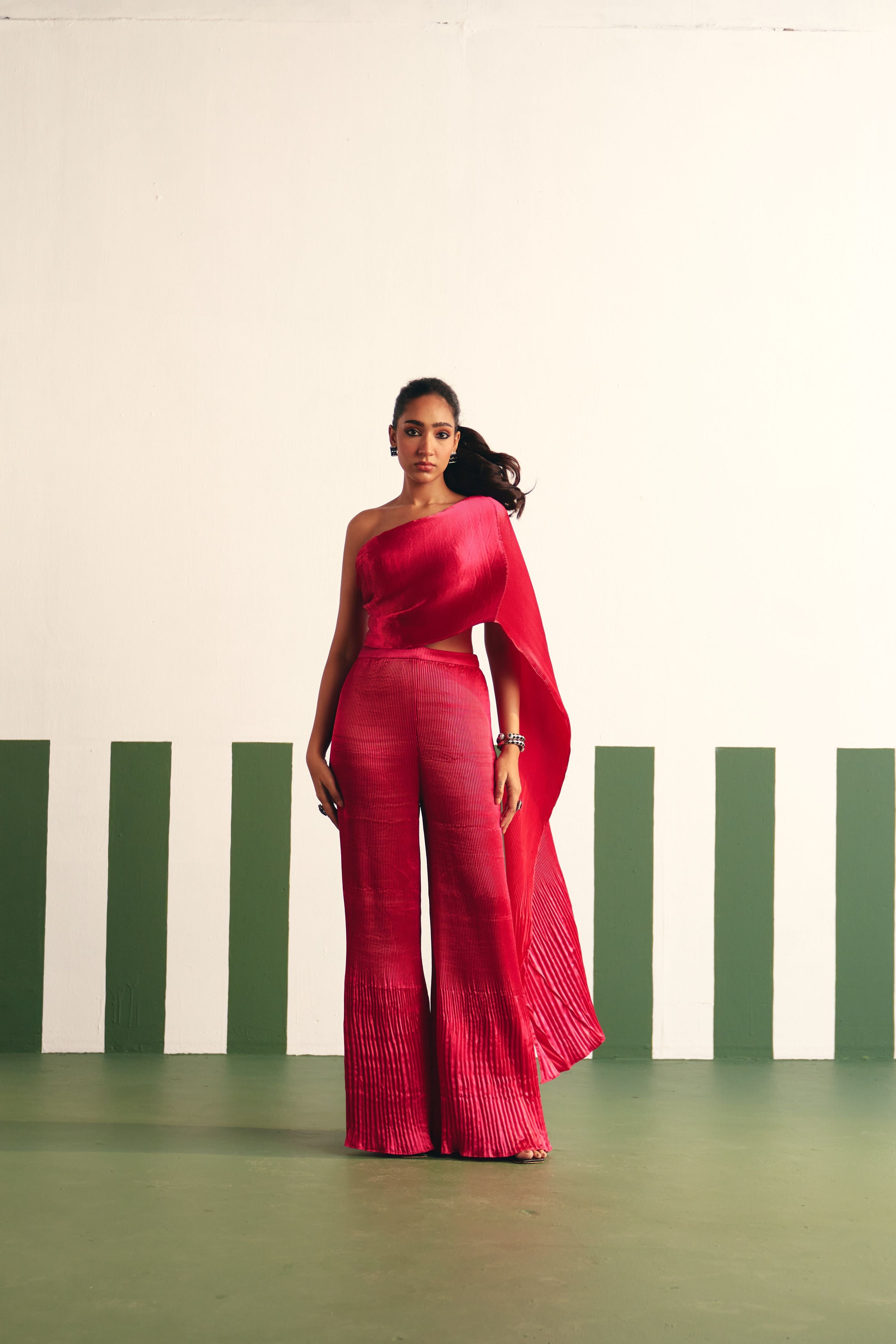 Evara Pink Jumpsuit