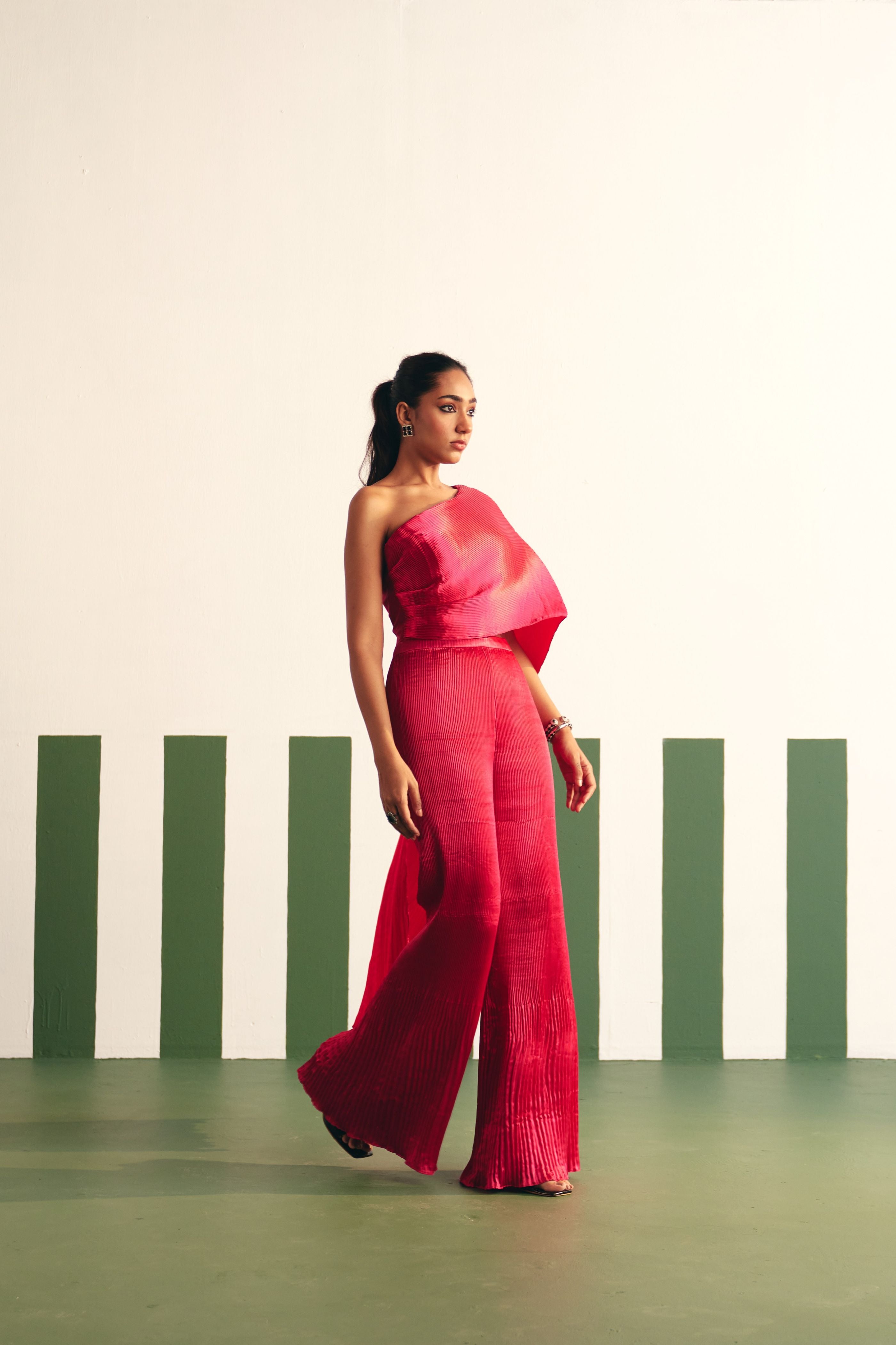 Evara Pink Jumpsuit