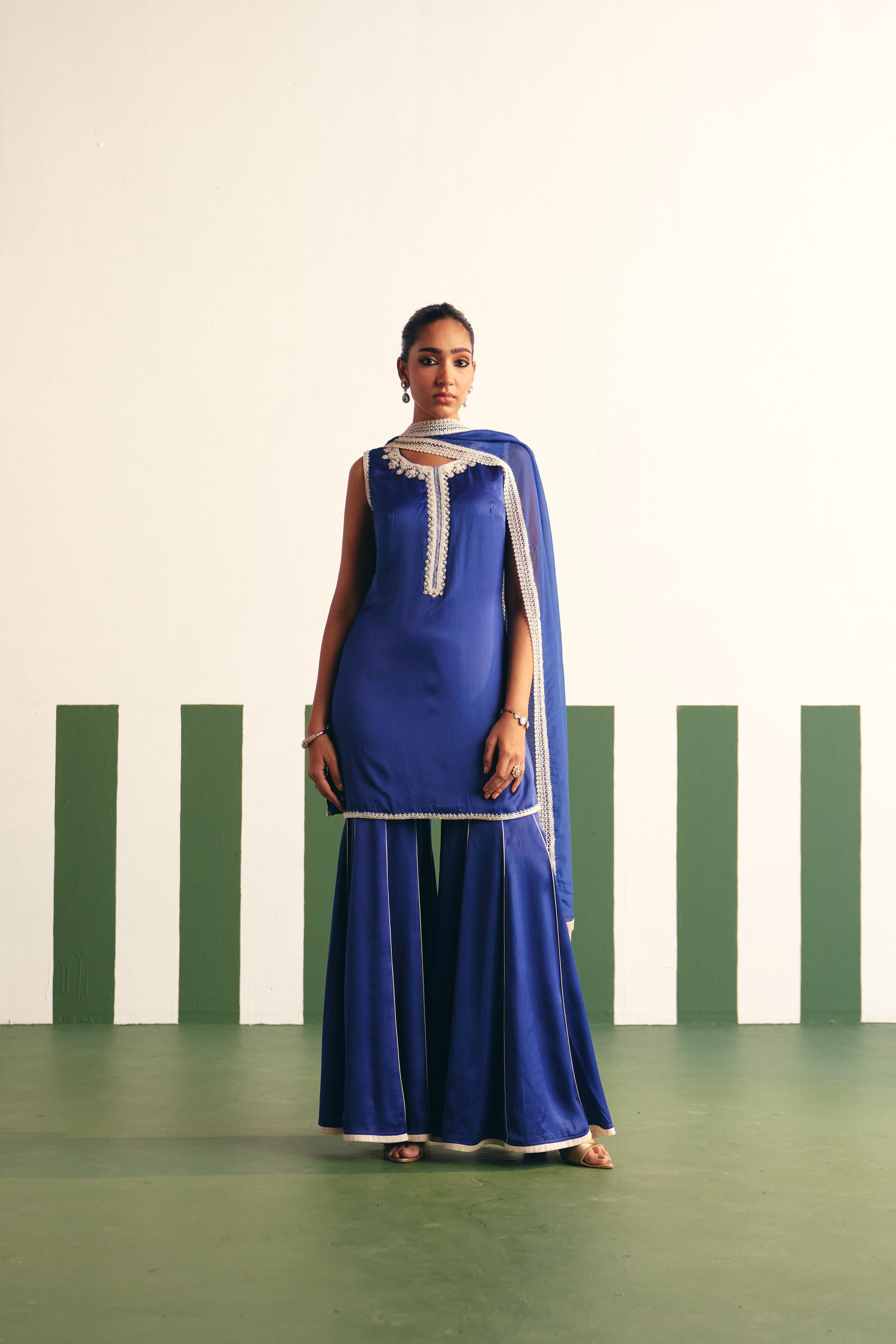 Enora Blue Kurta Set