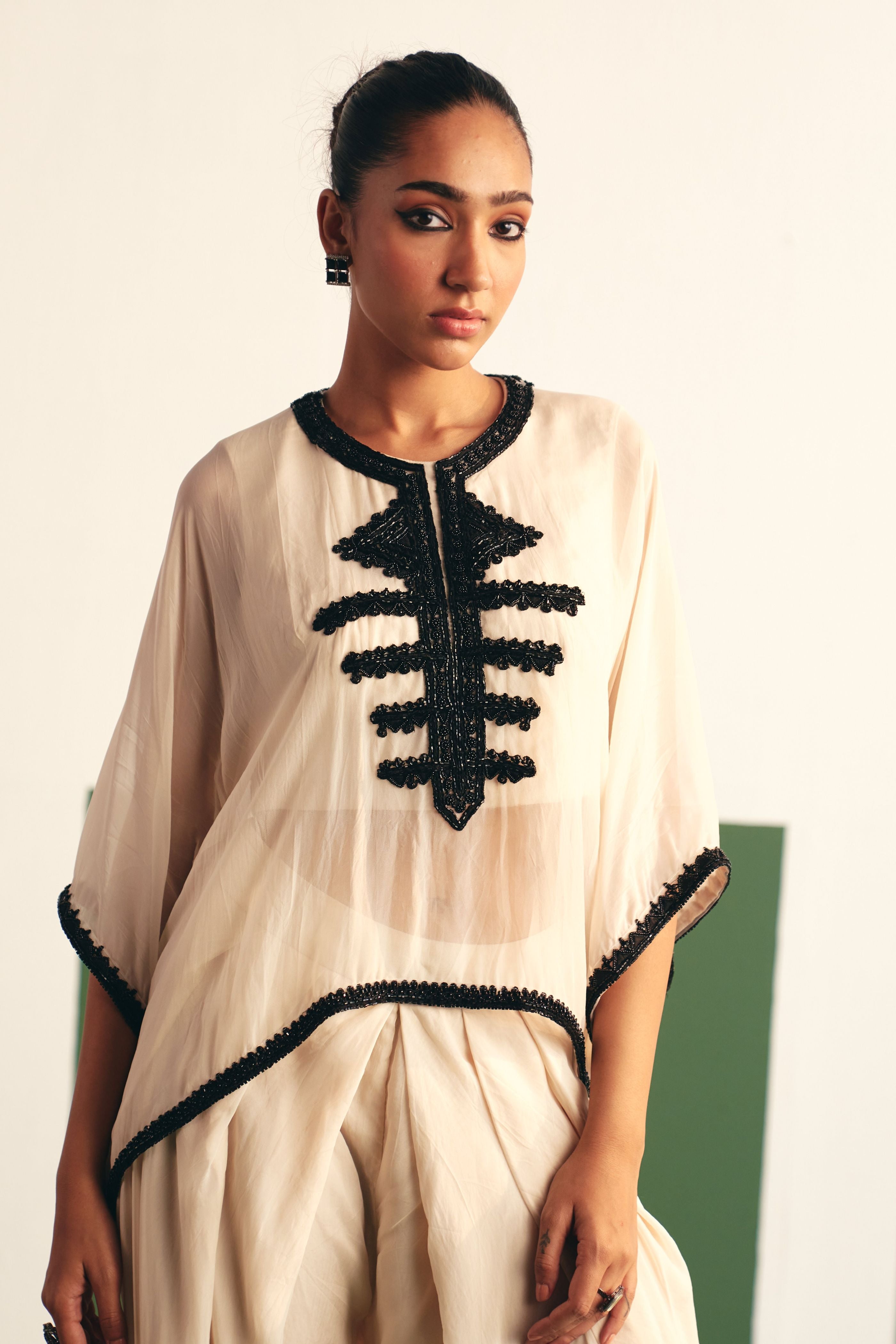 Mavis Ivory Dhoti Set