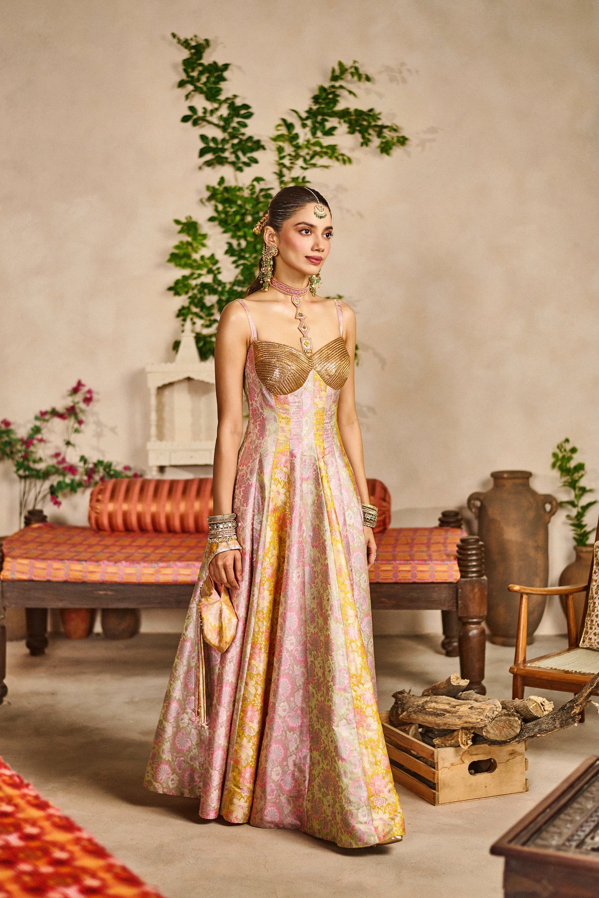 Aabha bahaar banarasi gown