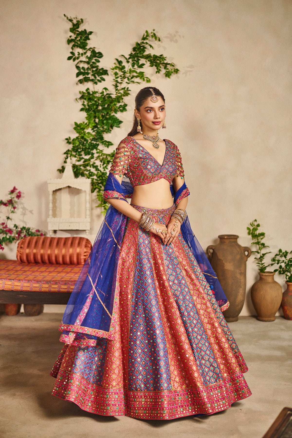 Banjaran banno trinkle lehenga set