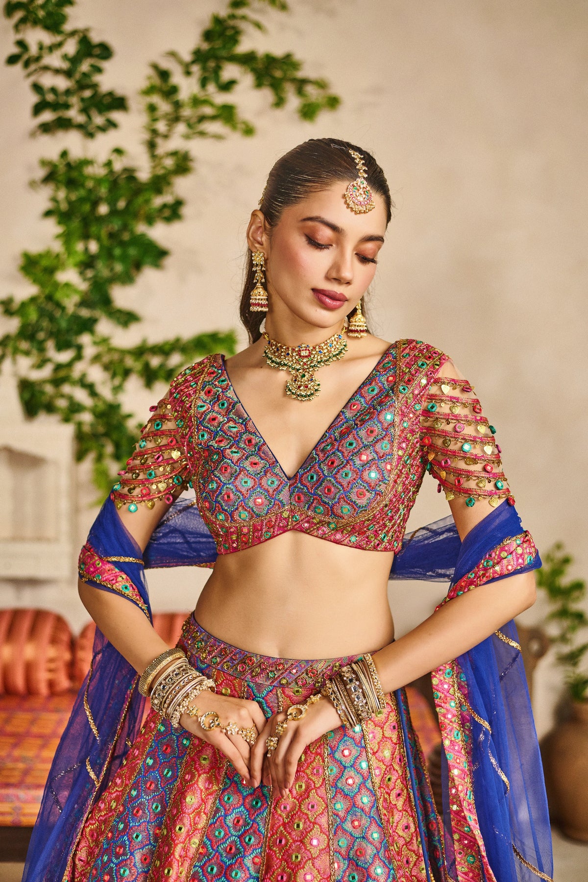 Banjaran banno trinkle lehenga set